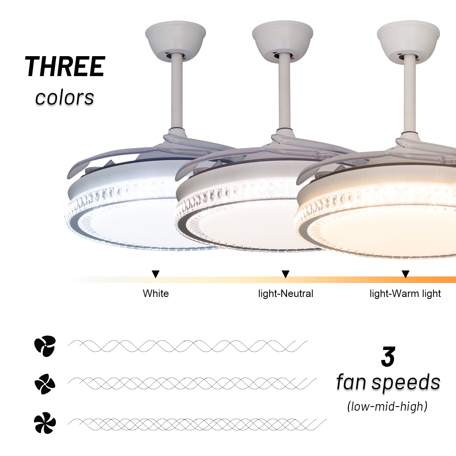 Oukaning JZUCODN599HCX Ceiling-Fans - View #3