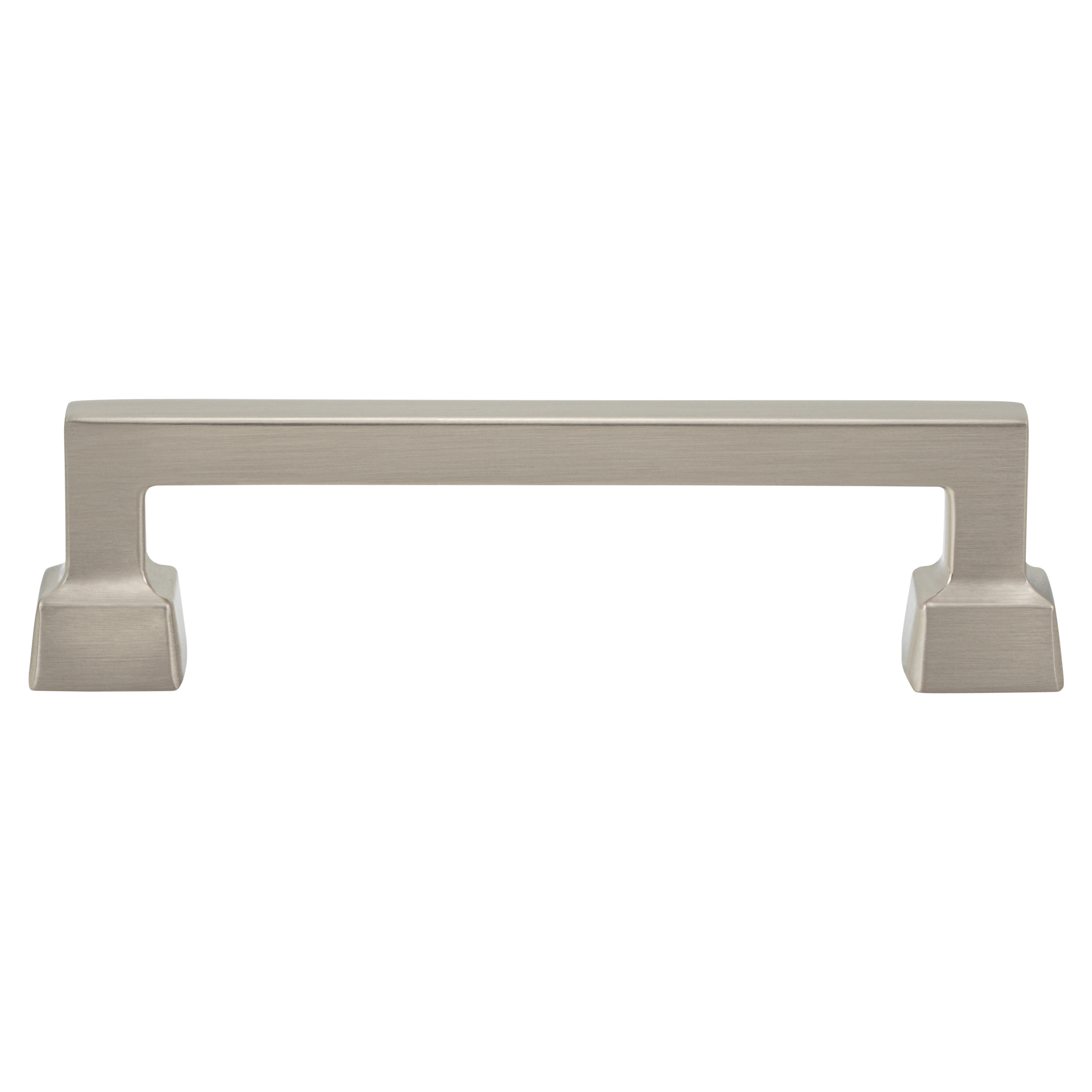Villa Valentina VV396SN No. 3 3-3/4-in , 96mm Center to Center Satin Nickel Rectangular Handle