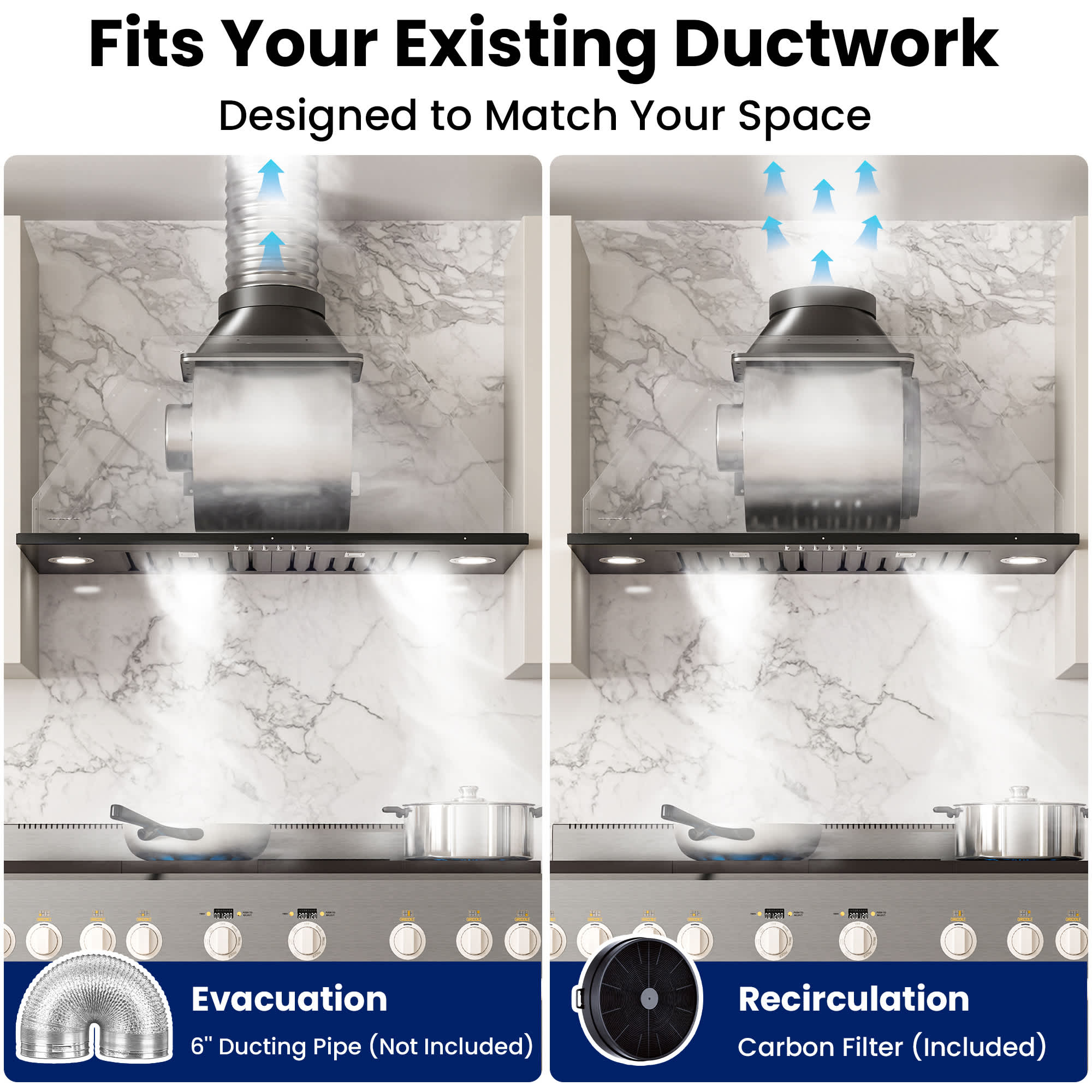 DIVAN DMB01-36B Undercabinet-Range-Hoods - View #8