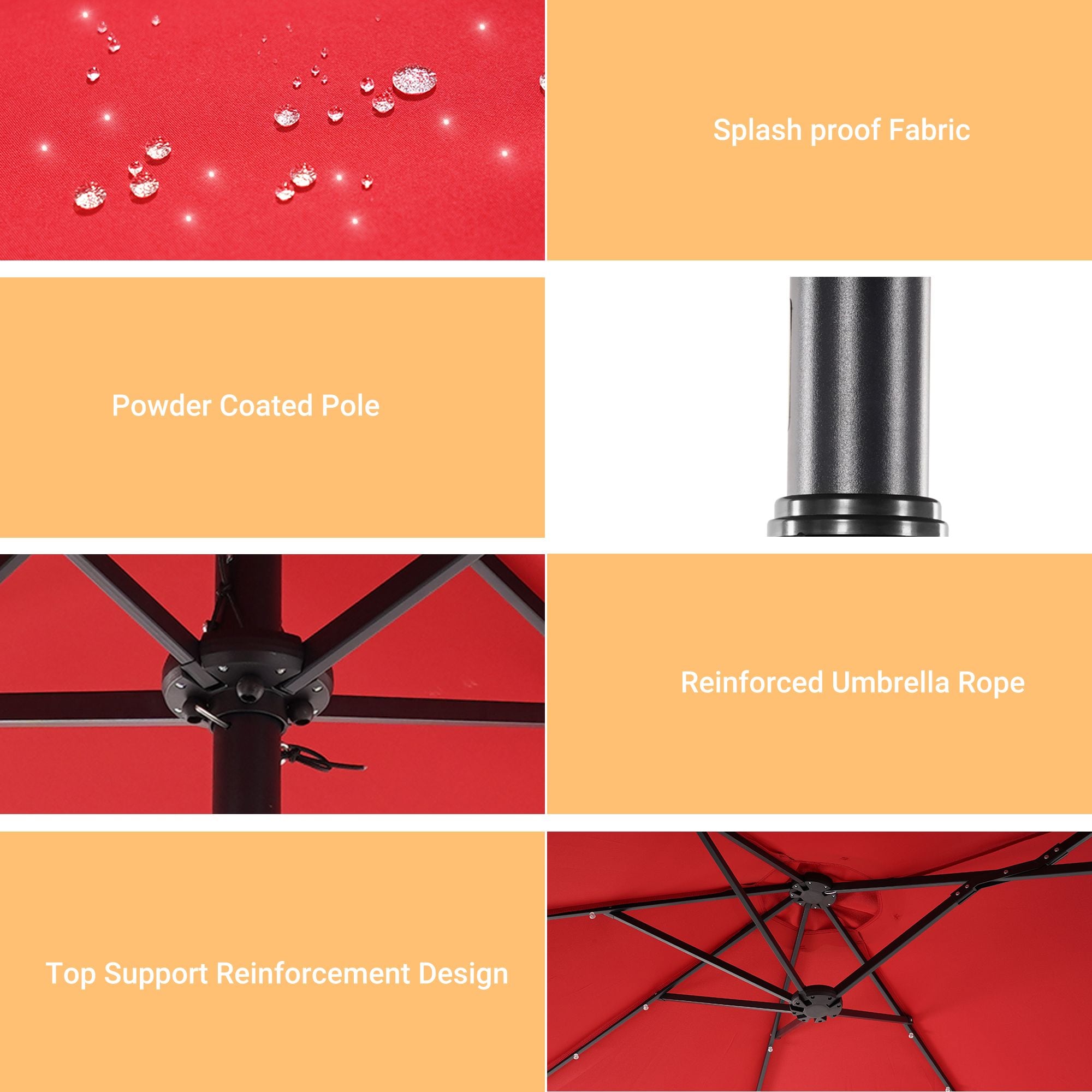 Sonkuki SD-LED159RD-BASE Umbrellas-2 - View #5