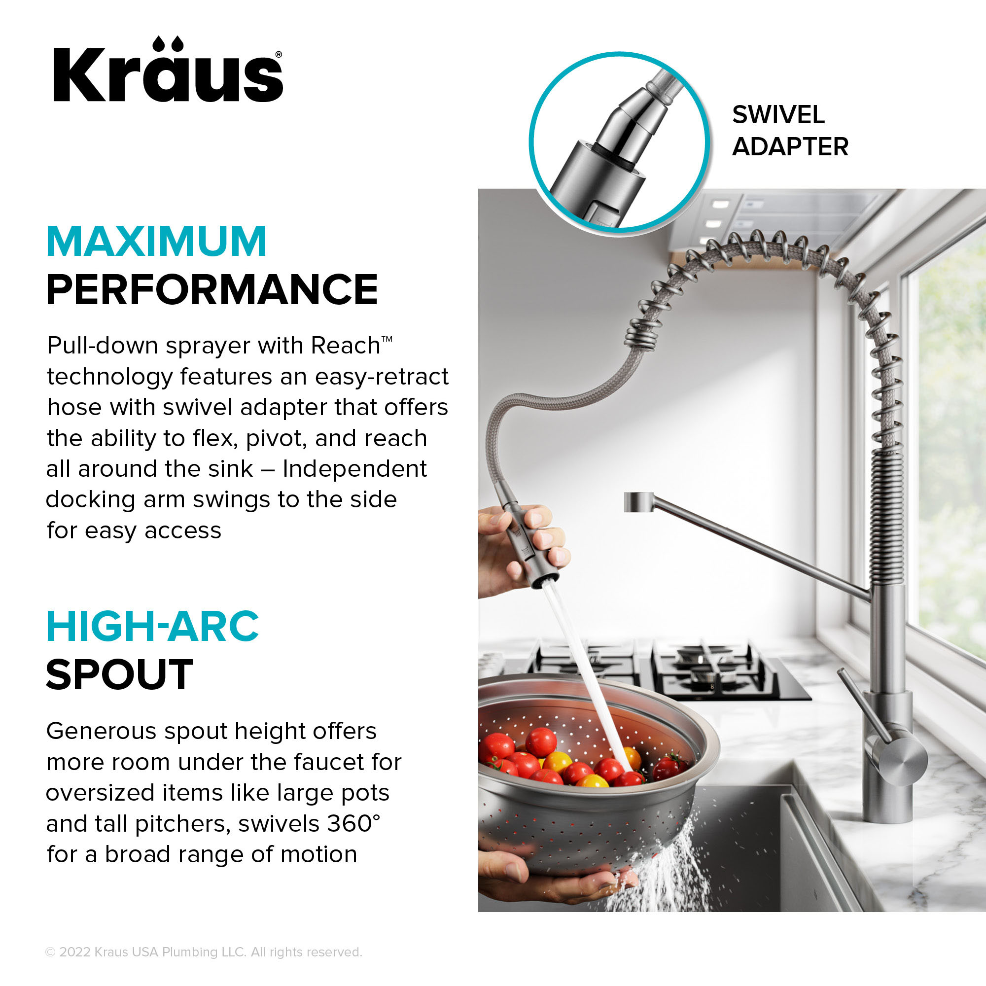 Kraus KSF-2631SFACB Kitchen-Faucets - View #12