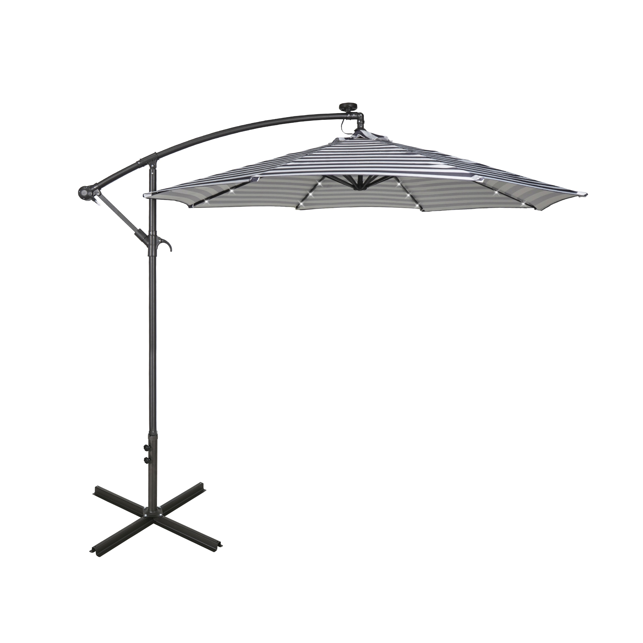 Westin Furniture 10-ft Steel No-tilt Cantilever Patio Umbrella In The ...