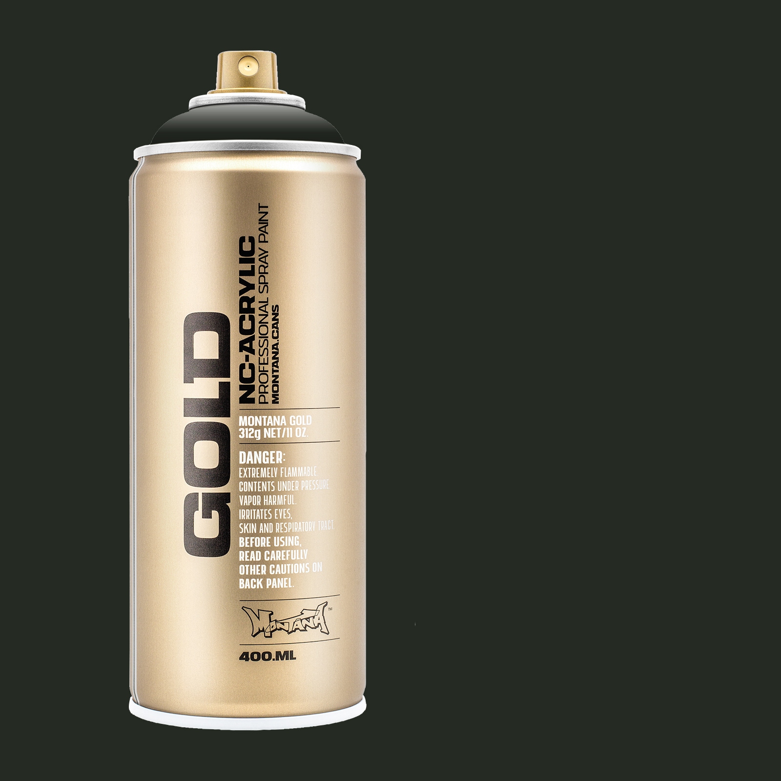 Montana Cans MXG-G1180 GOLD Matte Military Green Spray paint ( NET WT. 11-oz )