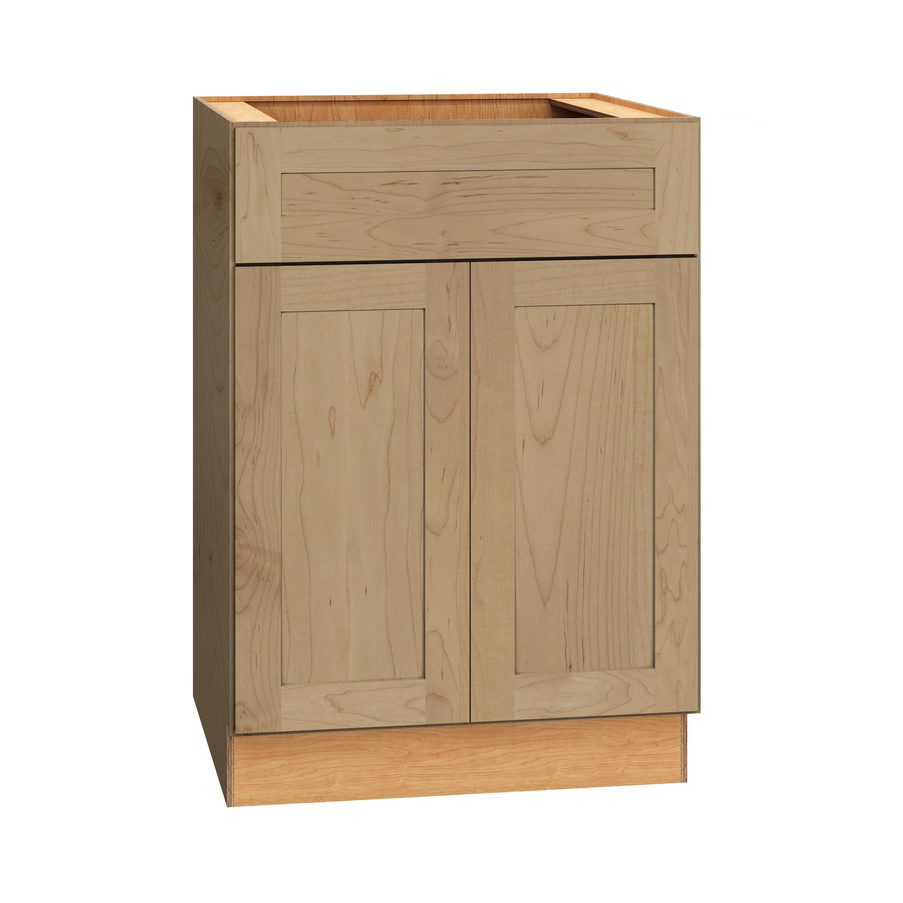 Diamond Express 331-SB24 Jamestown 24-in W x 34.5-in H x 24-in D Coastline Sink Base Fully assembled Plywood Cabinet (Recessed Panel Shaker)