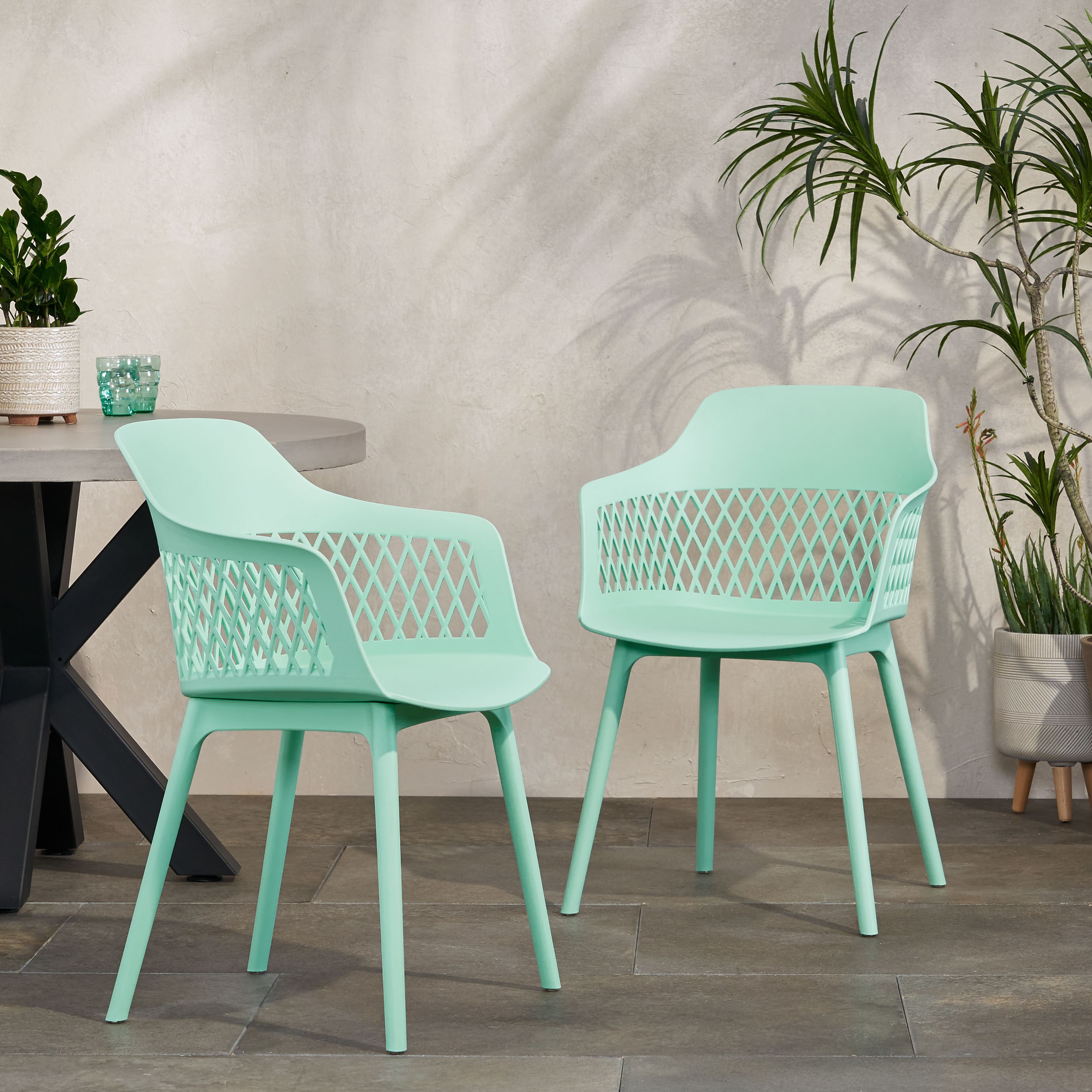 Moda Furnishings MD68375-MNT Patio-Chairs - View #2