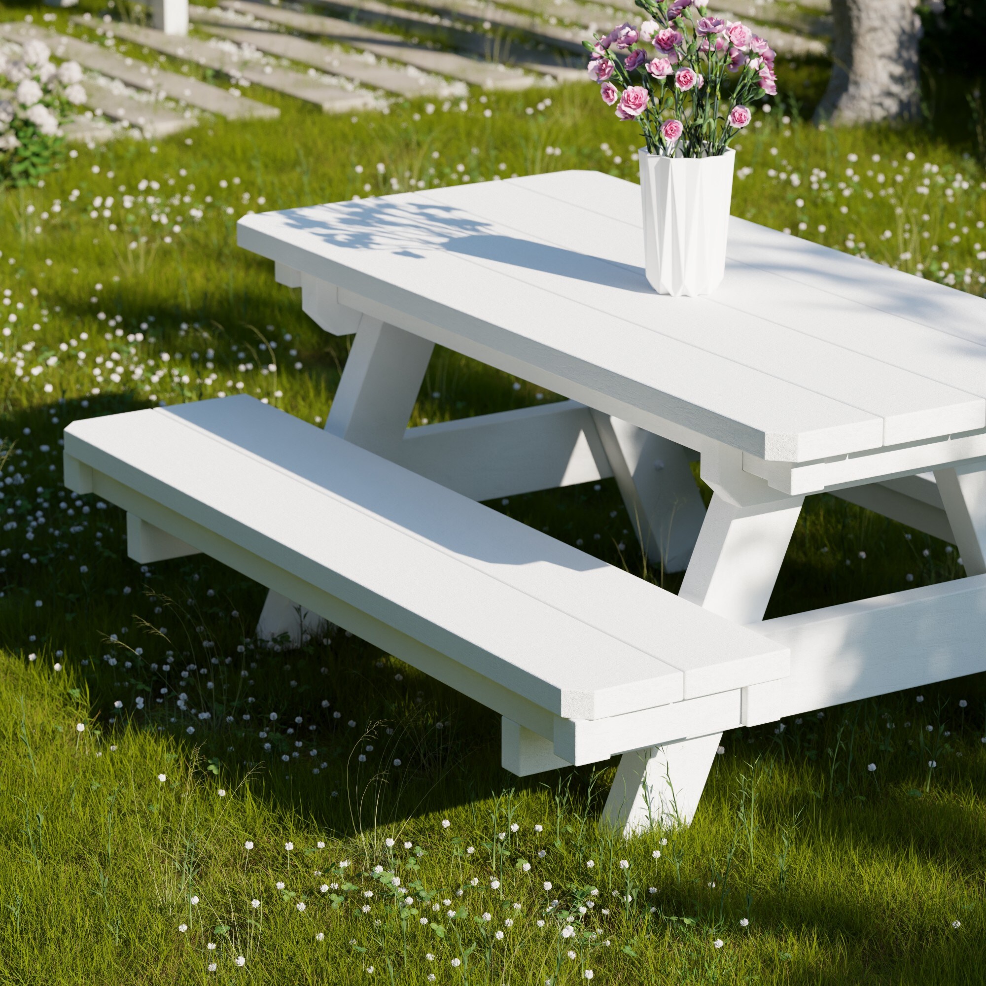 Wildridge LCC-167-BW Picnic-Tables - View #3