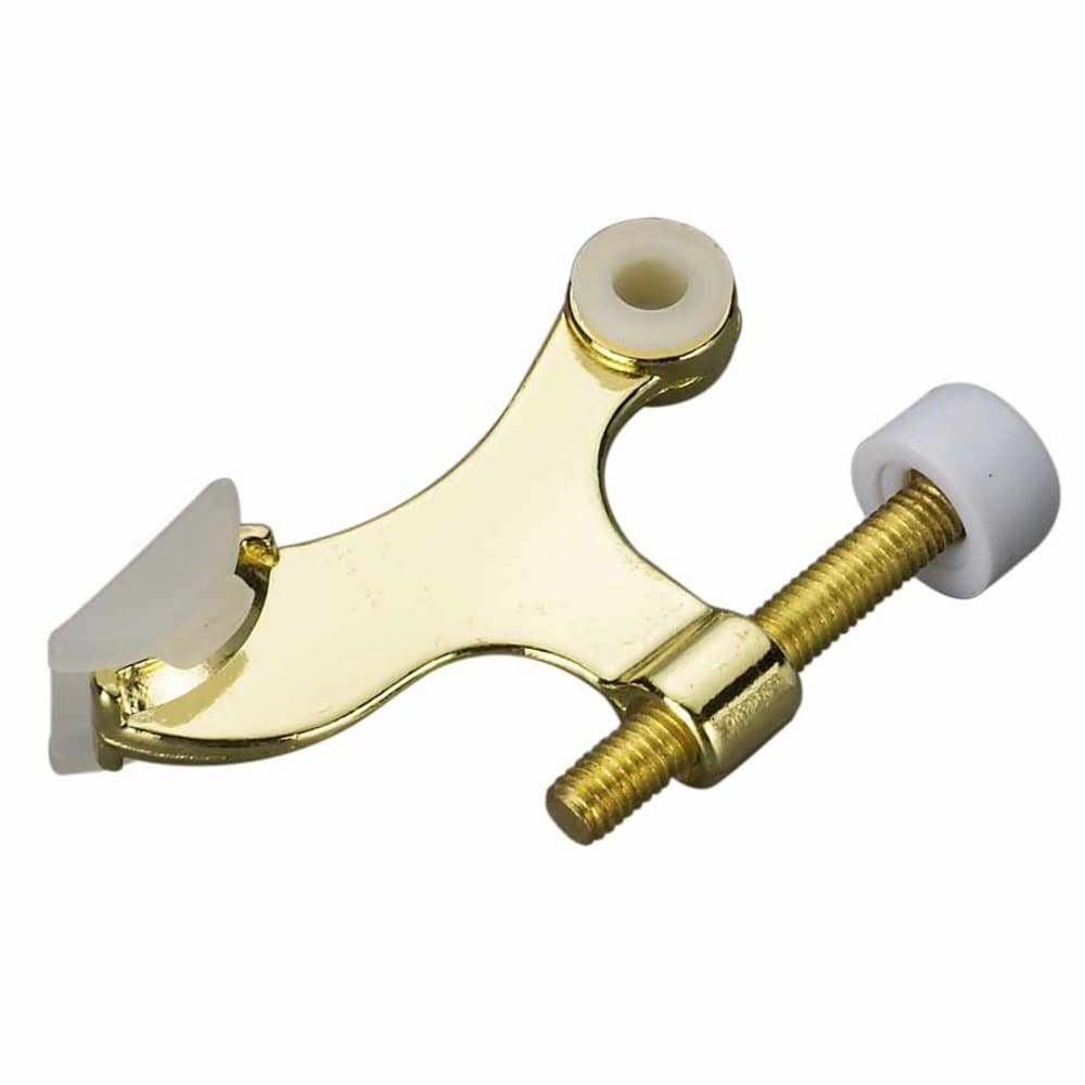 RELIABILT 2-3/5-in Polished Brass Hinge Pin Door Stop in the Door