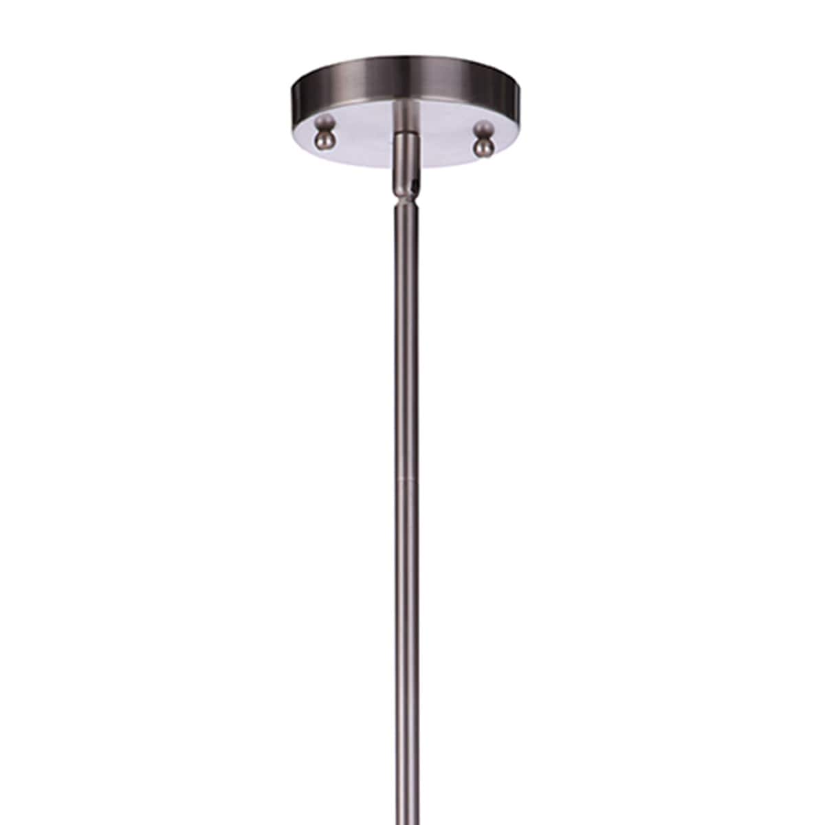 Chardonnay 5-Light Clear Glass Pendant with Brushed Nickel Finish