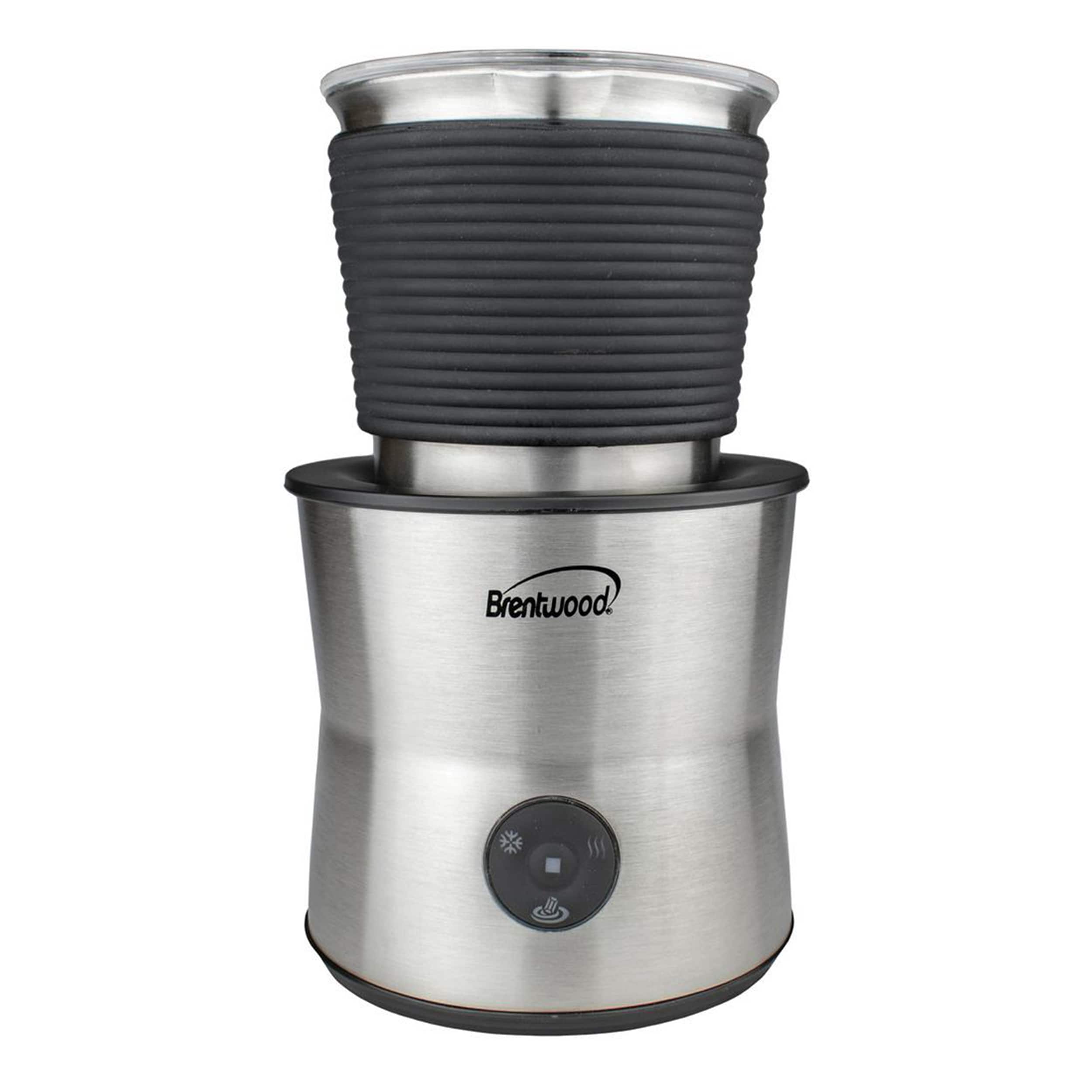 Brentwood - 15 Ounce Cordless Electric Milk Frother Warmer and Hot Chocolate Maker in Stainless ...