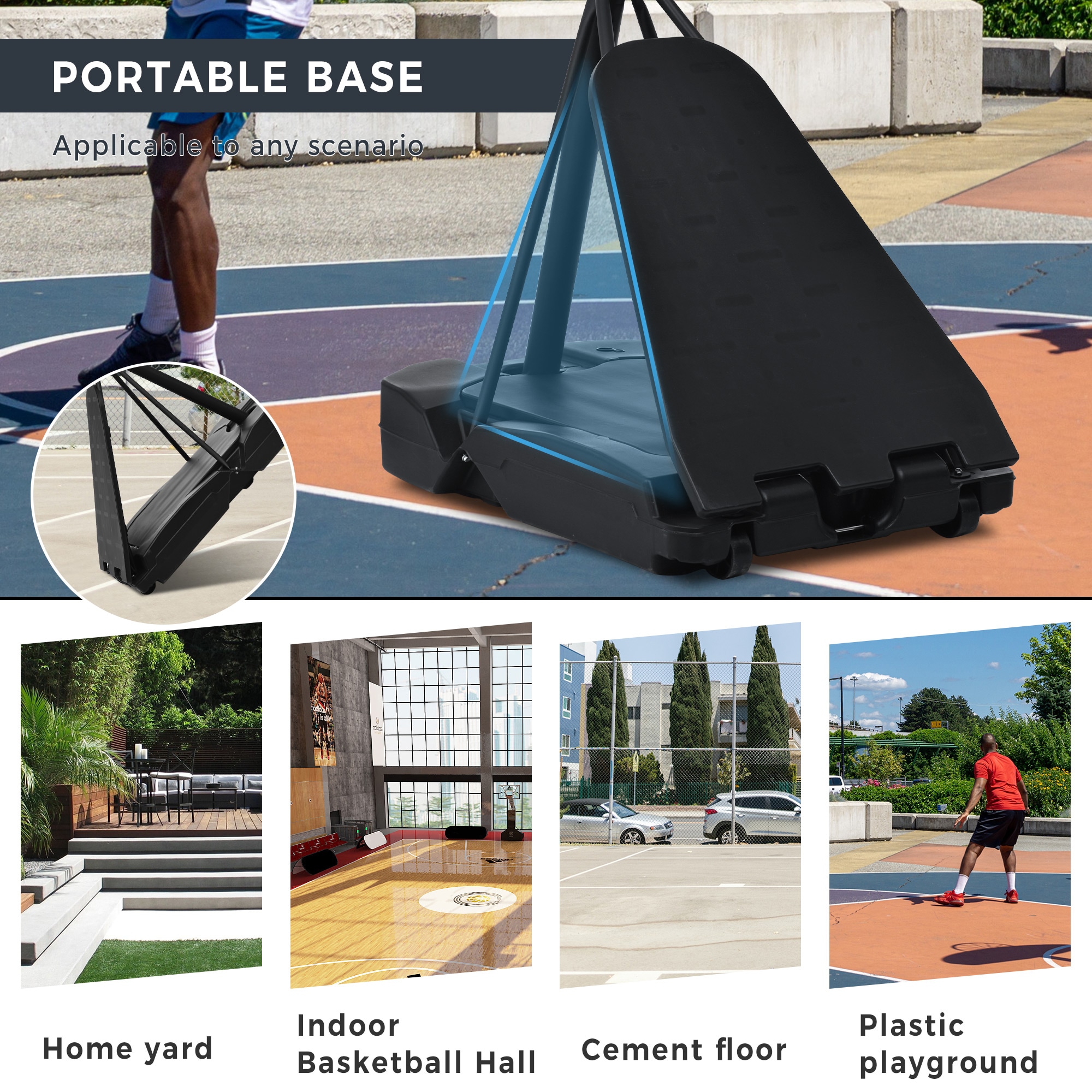 Gaierptone CRXQD7ZXYZ1 Basketball-System - View #4