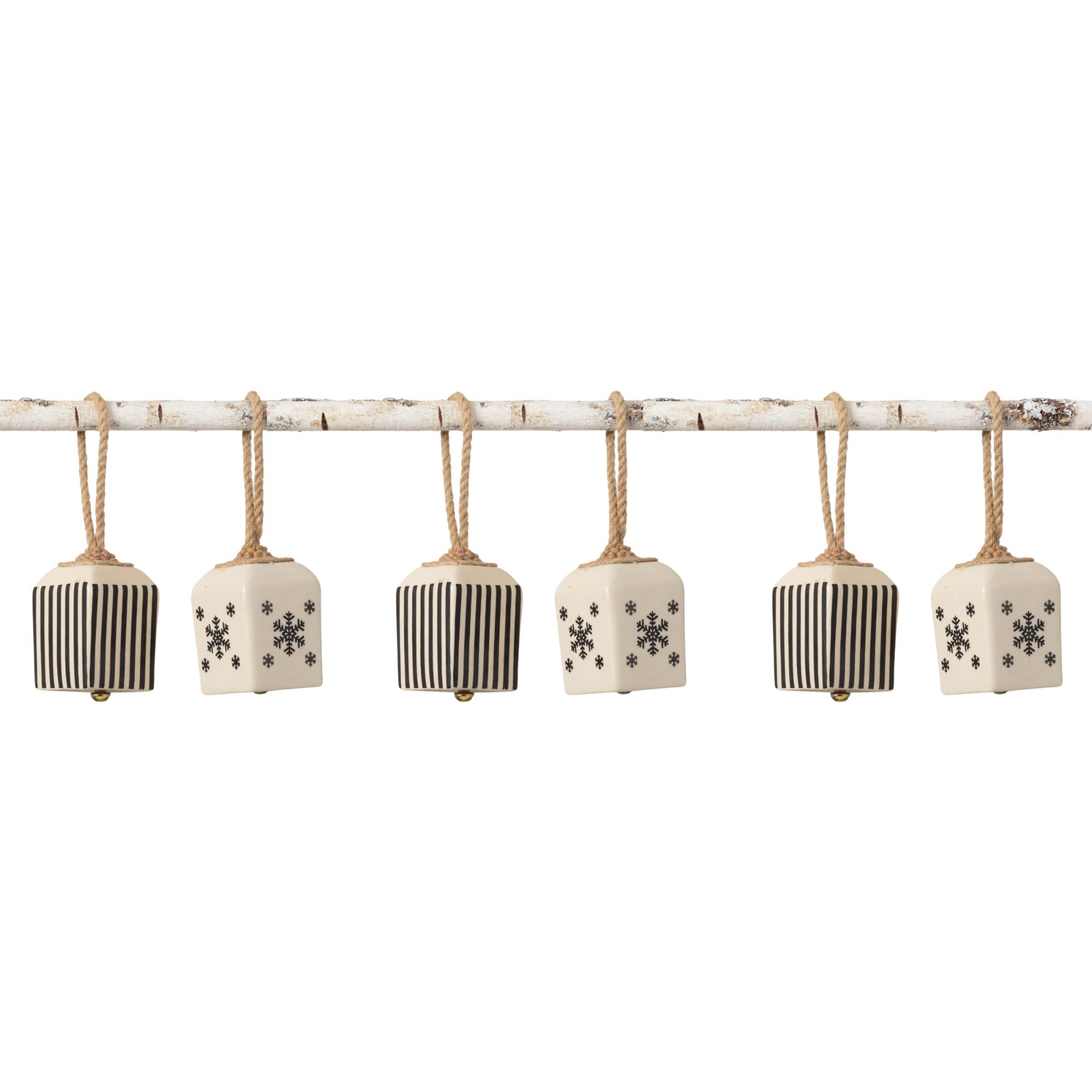 Sullivans OR10004KIT 6 -Pack Multiple colors/finishes Bell Standard Indoor Ornament set