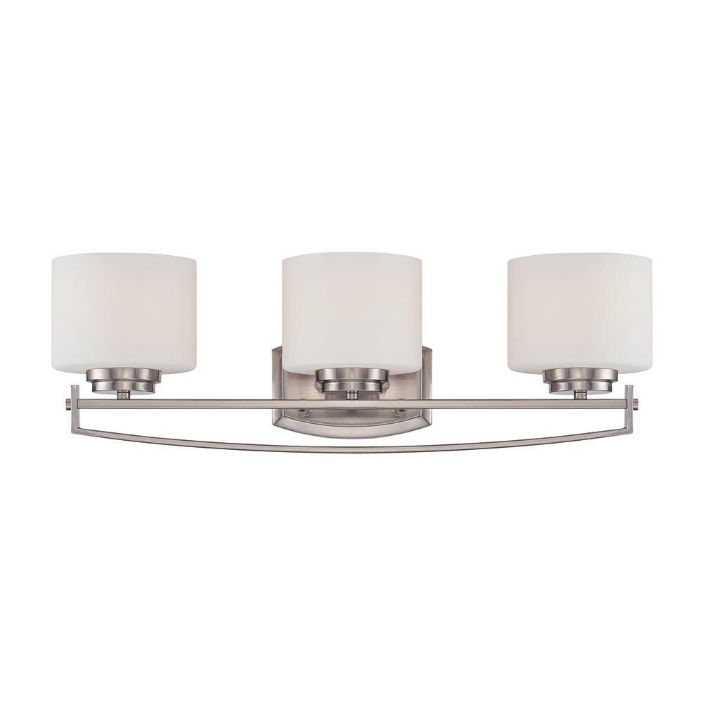 Designers Fountain 86203-SP Axel 24-in 3-Light Gray Modern/Contemporary Vanity Light