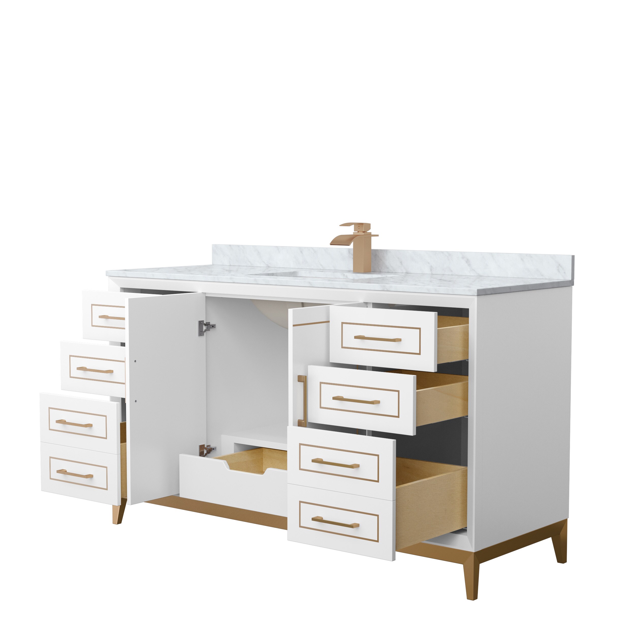 Wyndham Collection WCH515160SWZCMUNSMXX Bath-Vanity-Combo - View #2