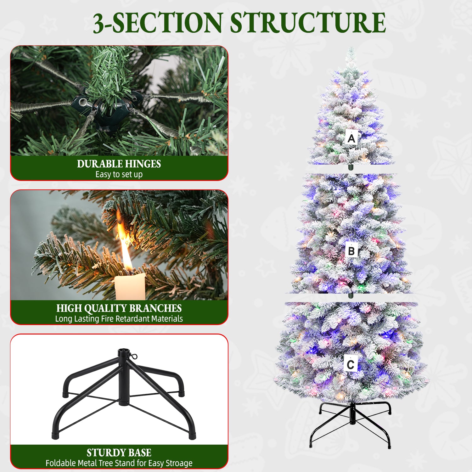 vivatrees CTA-6047-LW Artificial-Christmas-Trees - View #6