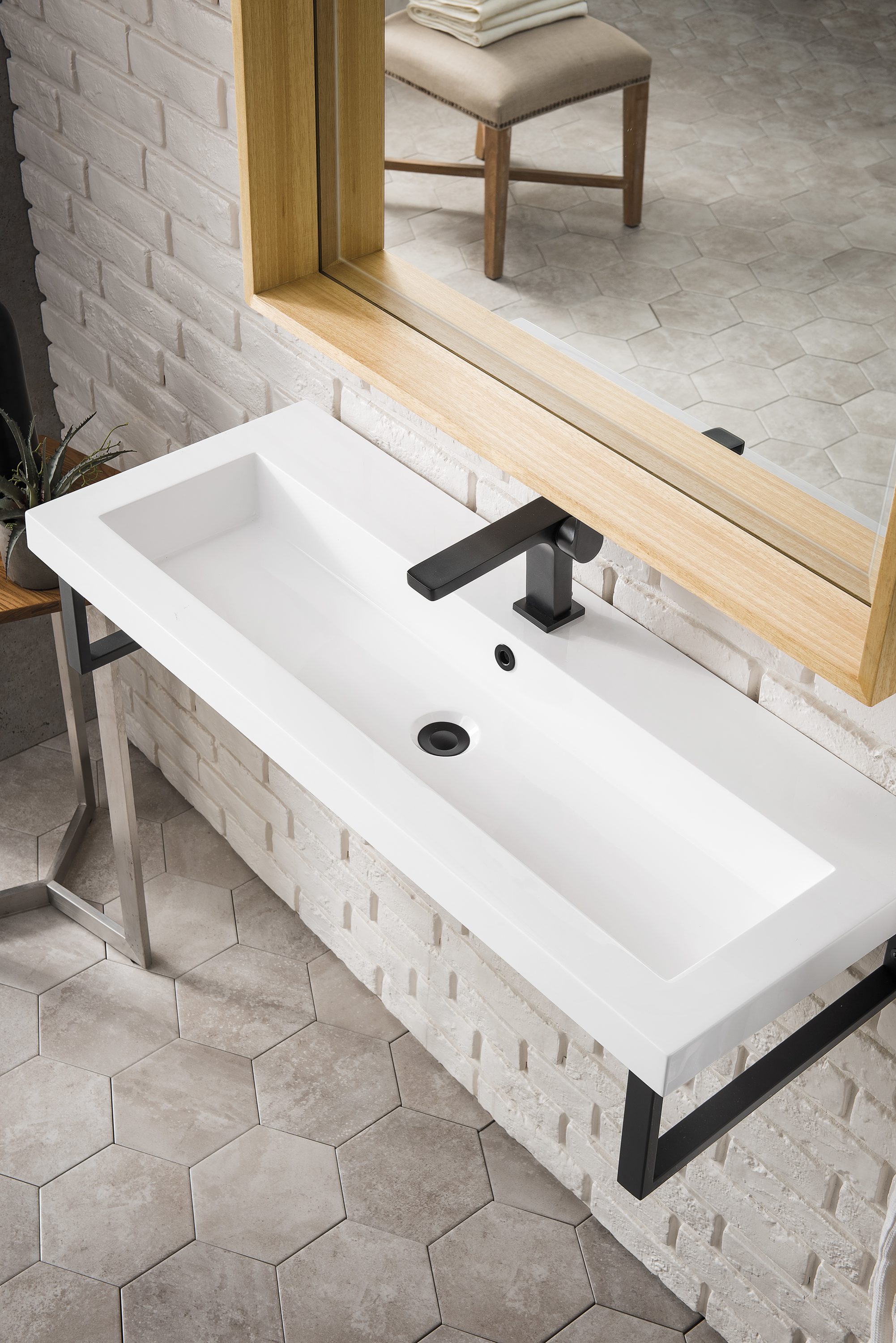 James Martin Vanities 055BK16MBK39.5WG2 Bath-Sink - View #4