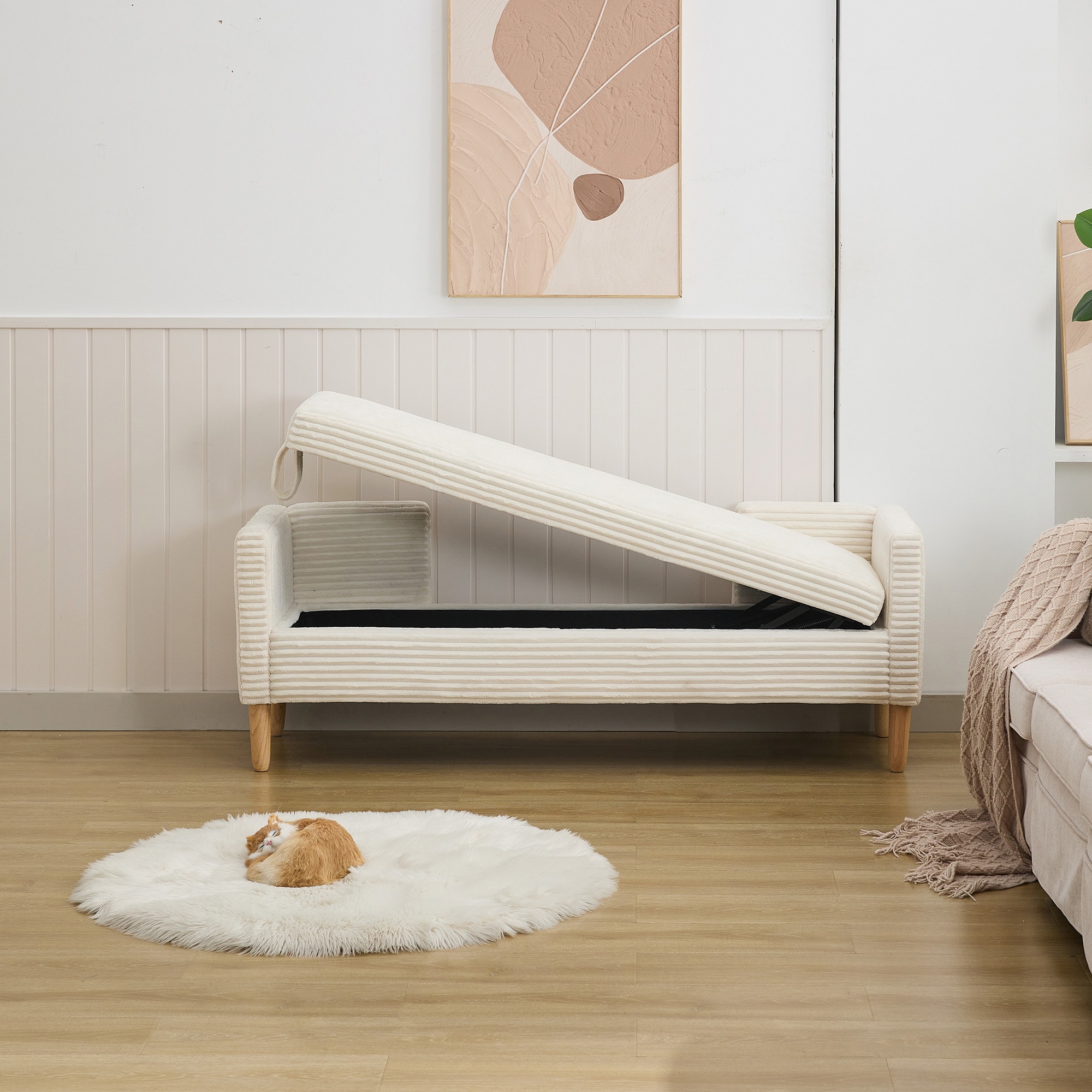 Aortzio HM-S4085-IVORY bench - View #8