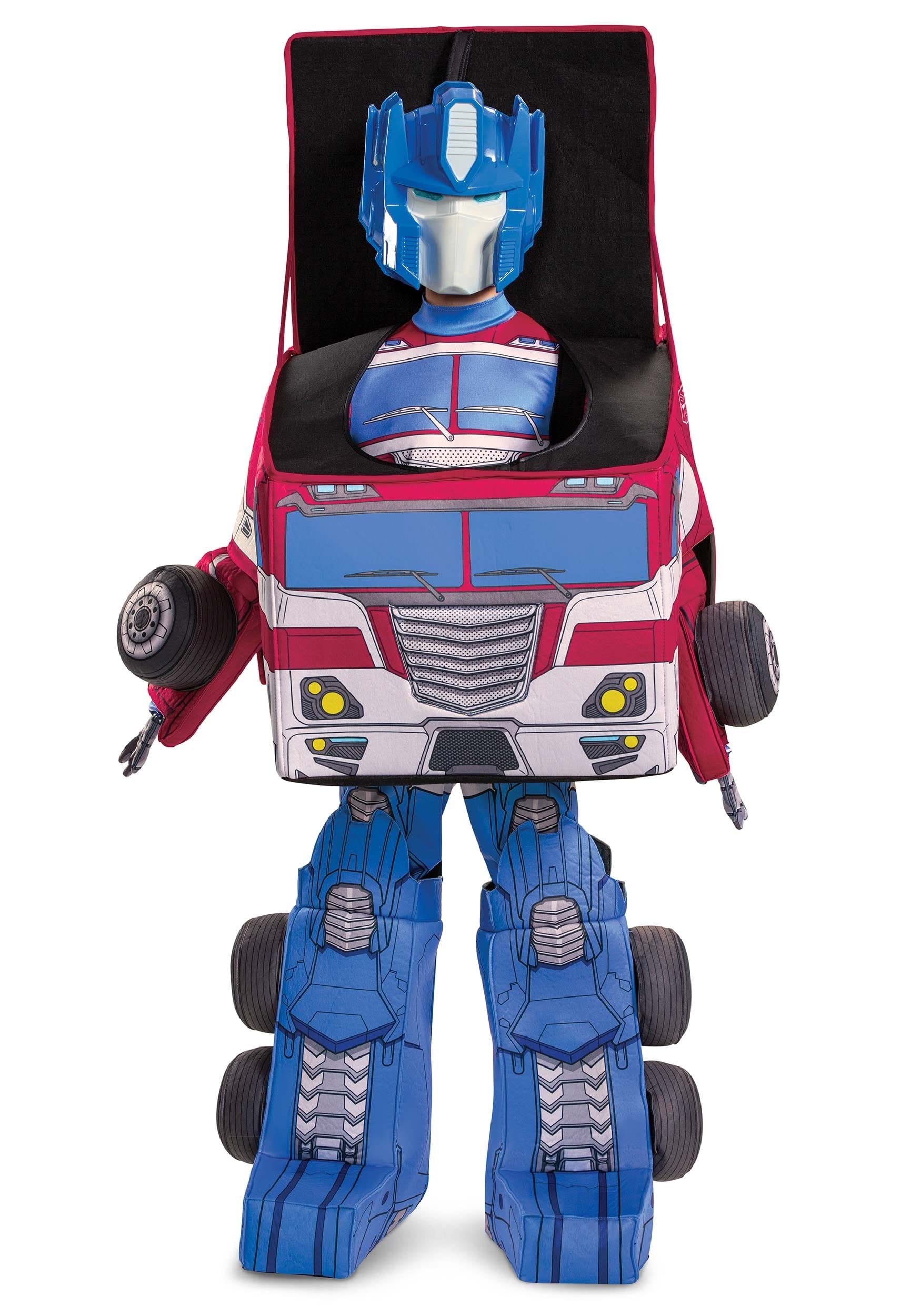 Disguise DI104939-7/8 Transformers Converting Optimus Prime Costume for Boys Size 7/8
