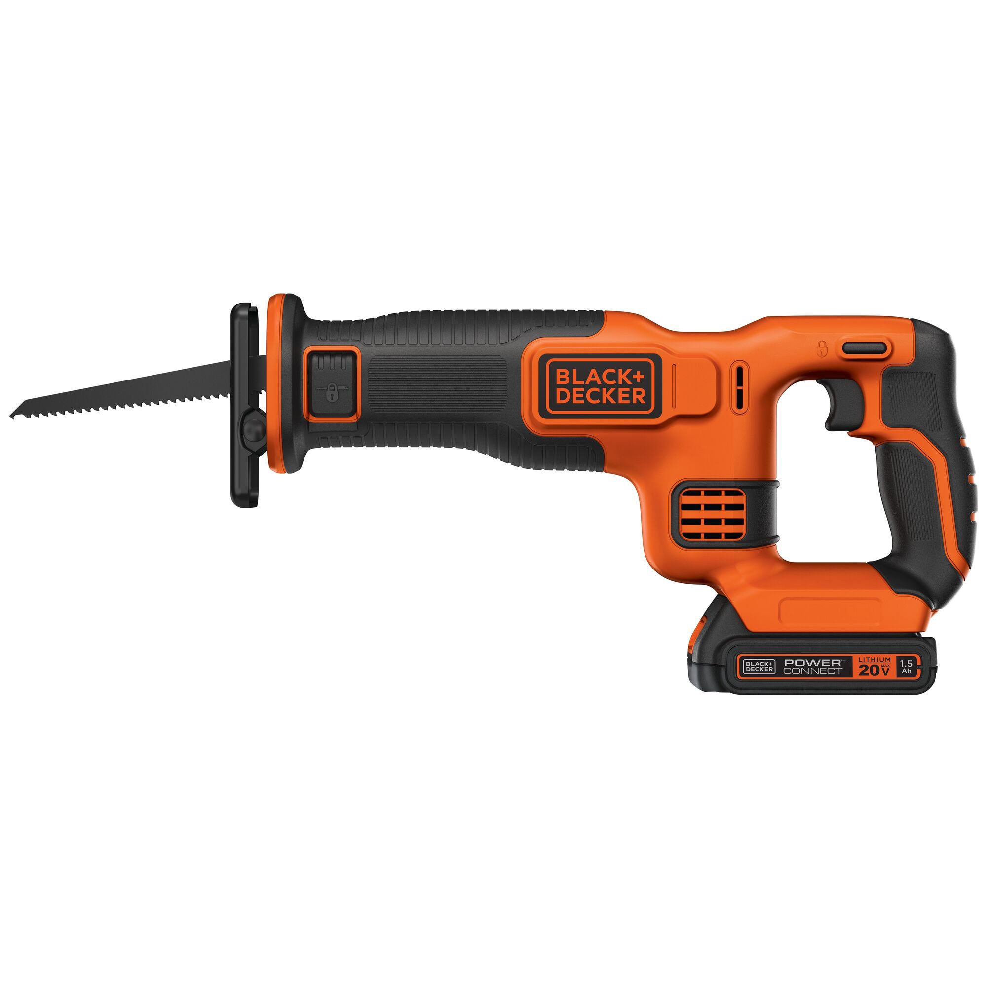 BLACK+DECKER 20-volt Max Variable Speed Cordless Reciprocating Saw (Charger  Included and Battery Included) in the Reciprocating Saws department at