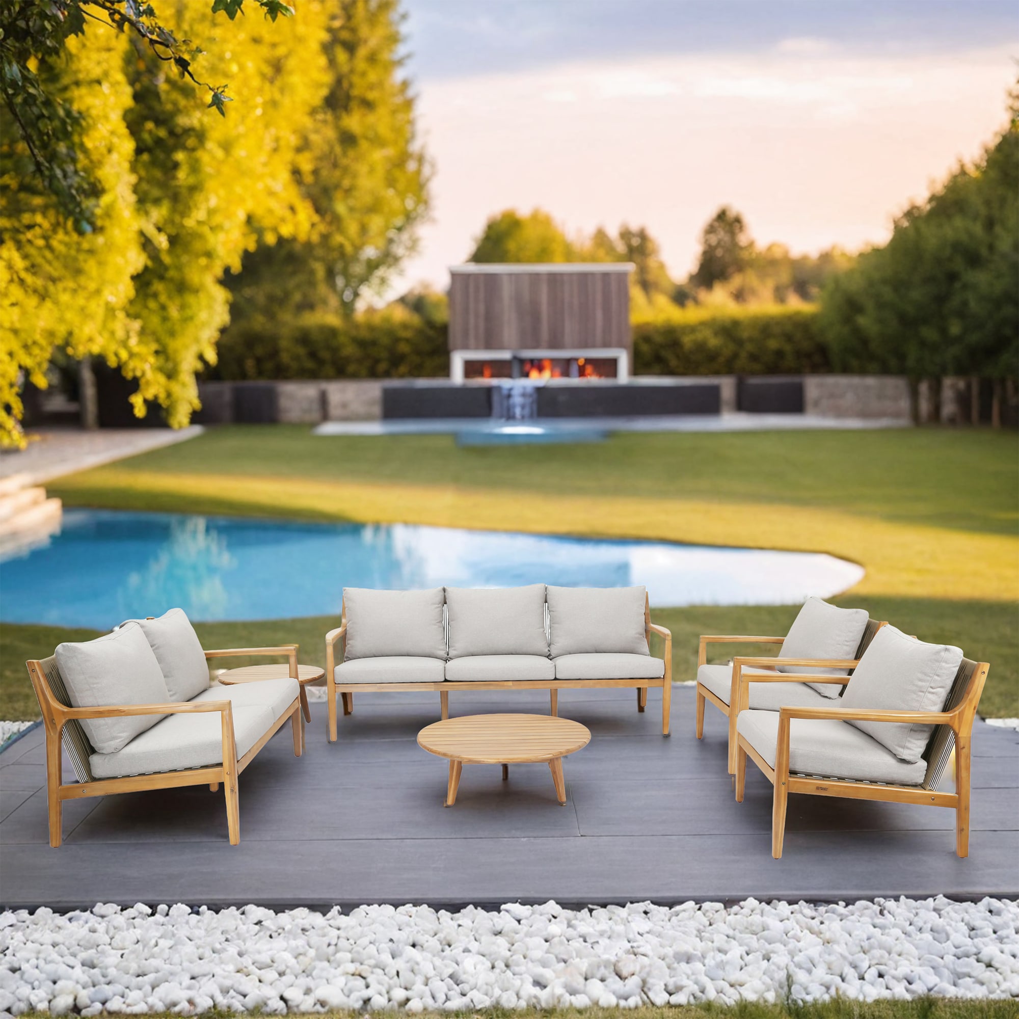 Moda Furnishings PAS-2513 Patio-Conversation-Sets - View #7