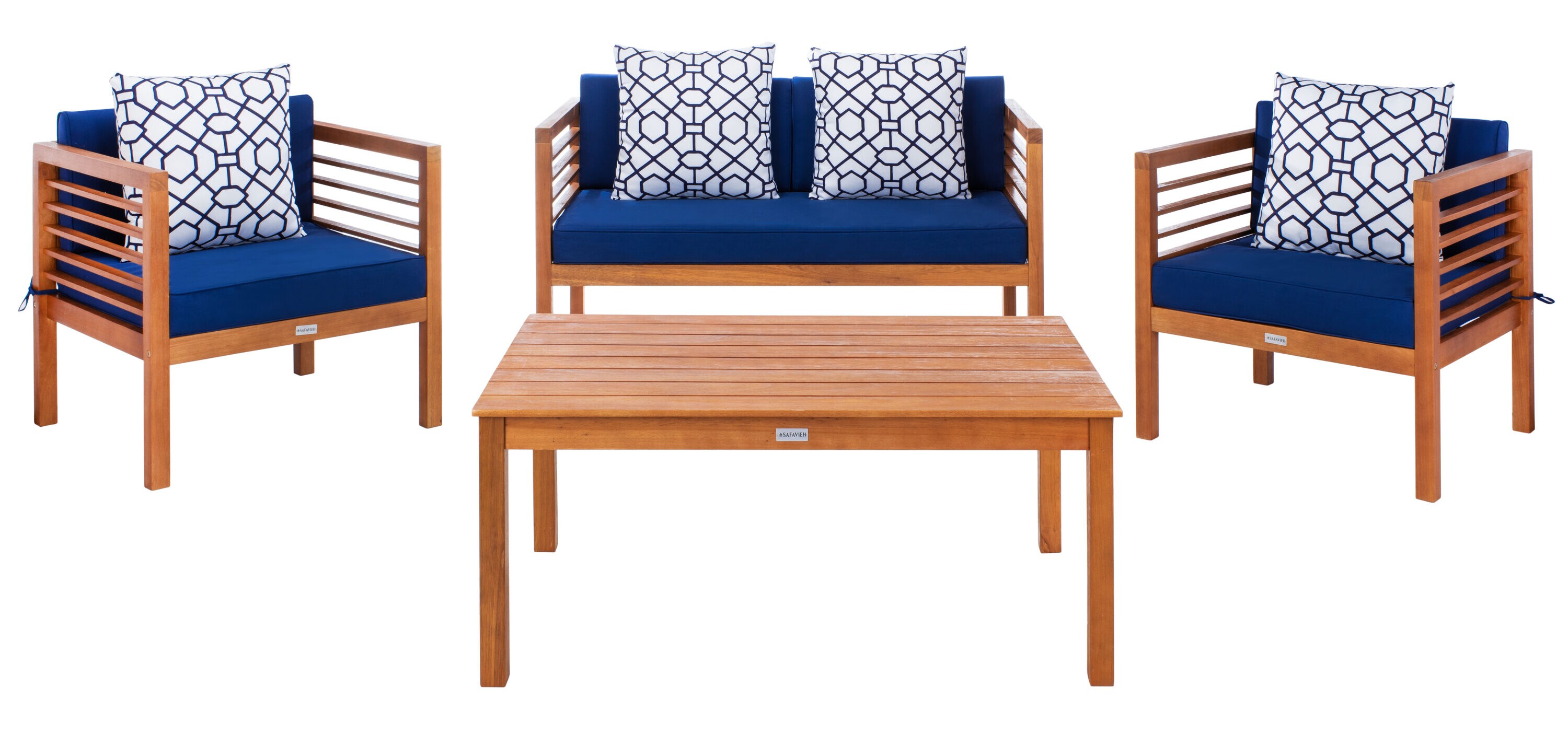 Safavieh PAT7033E Patio-Conversation-Sets - View #5