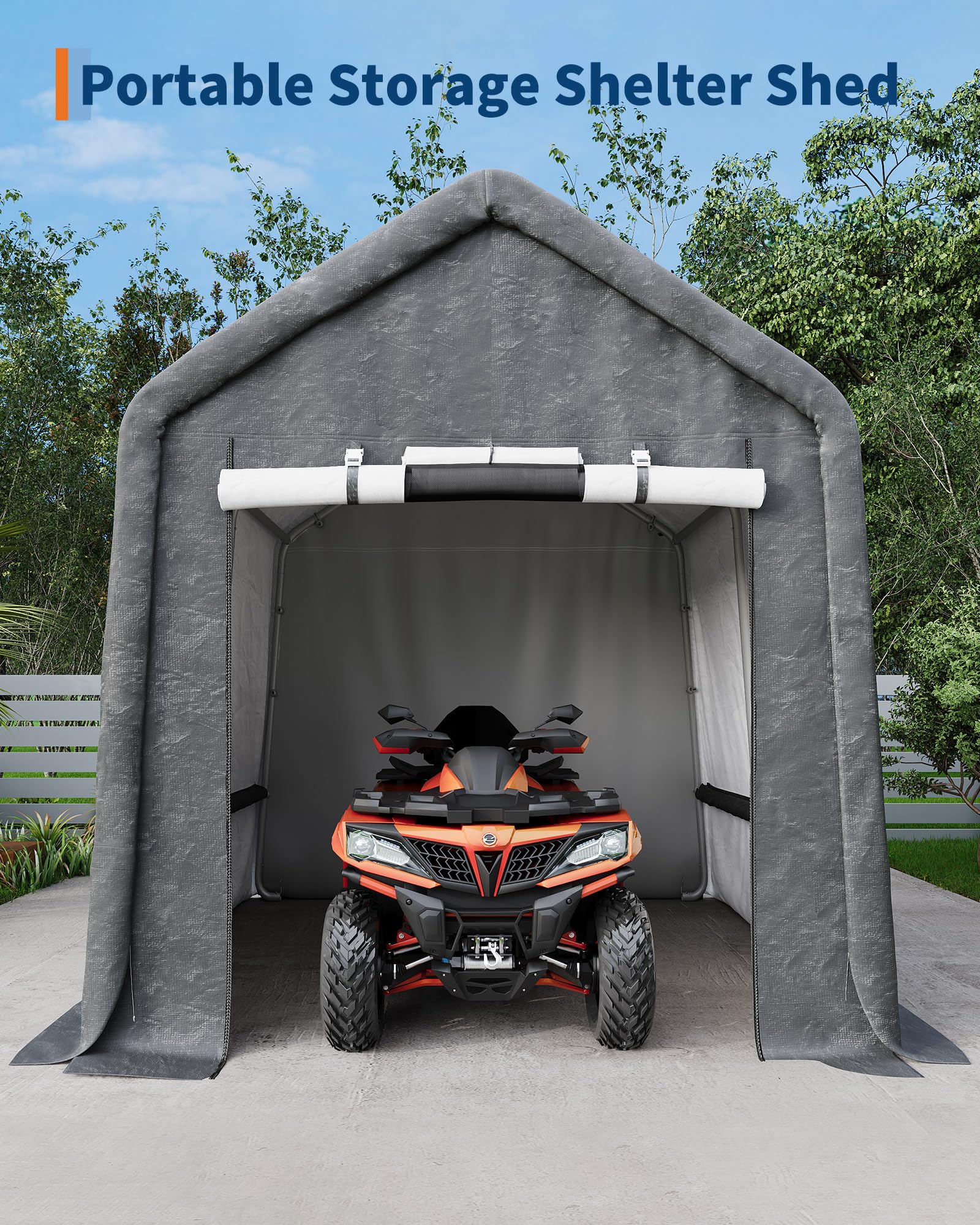 IdealHouse BZI-WNHB7MHB-IXO0BO6 Carport-Covers - View #7