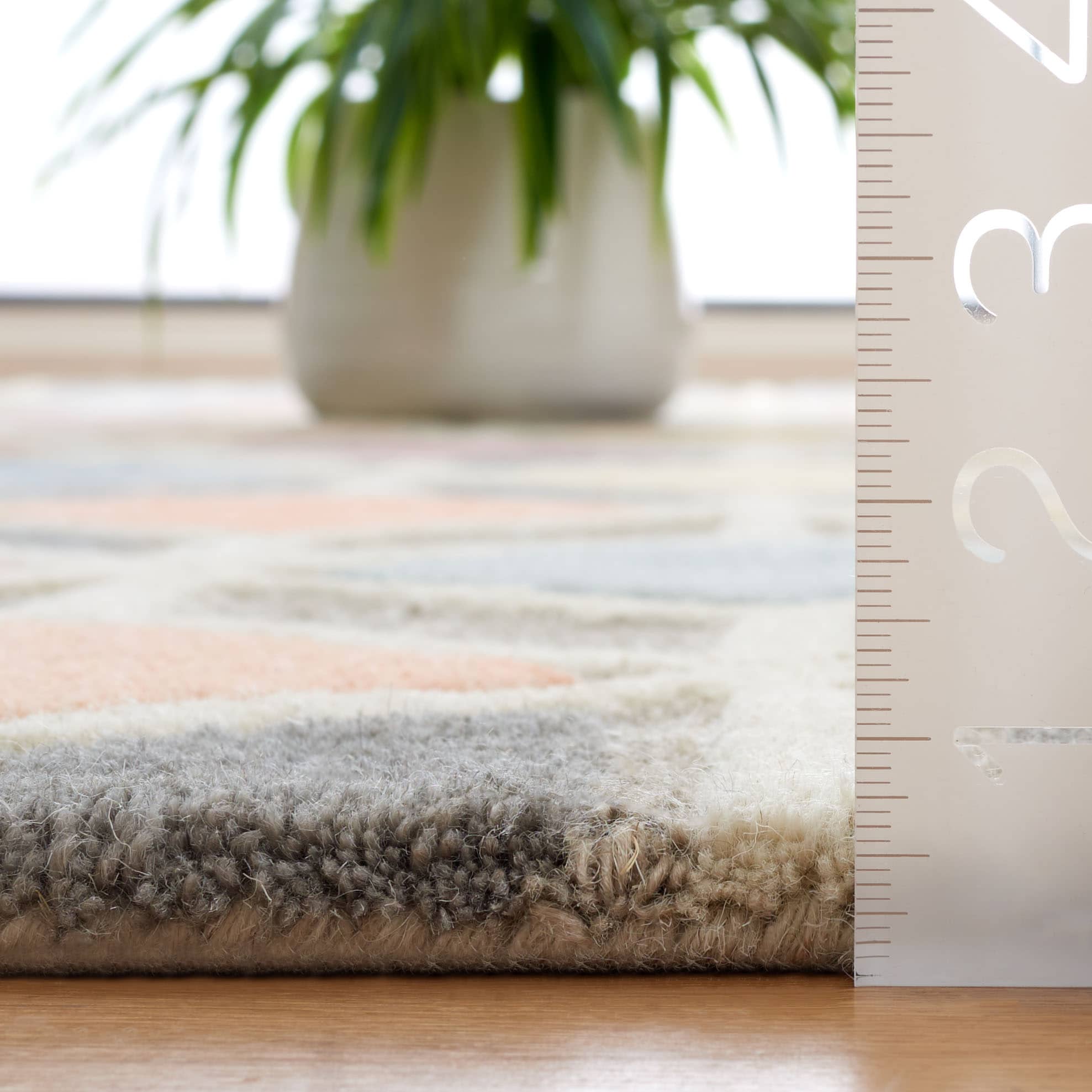 Safavieh Rodeo Drive 453 Gray/Beige Contemporary 2ft-3in x 8ft Runner ...