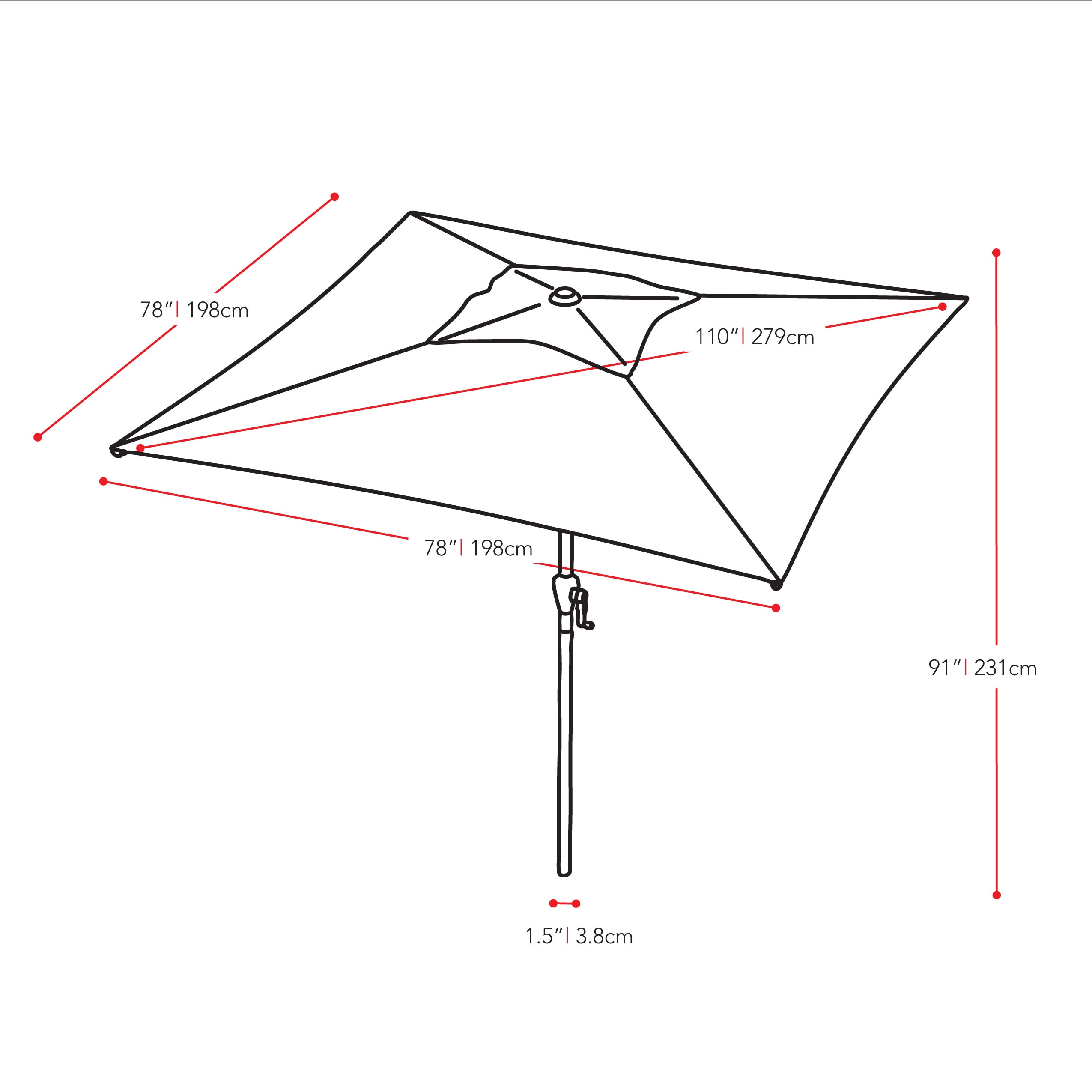 CorLiving PPU-300-U Umbrellas-2 - View #6