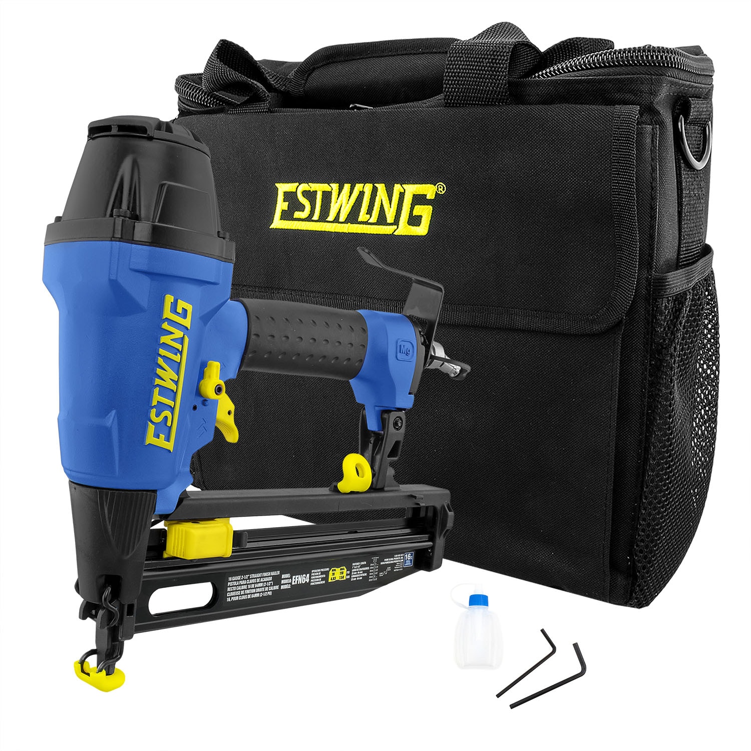 Estwing EFN64 2-1/2-in 16 -Gauge Pneumatic Straight Finish Nailer