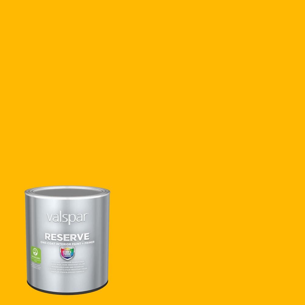 Valspar 3010-2-2916561 Reserve Flat Sun Spark 3010-2 Latex Interior Paint Paint + Primer ( 1-quart )