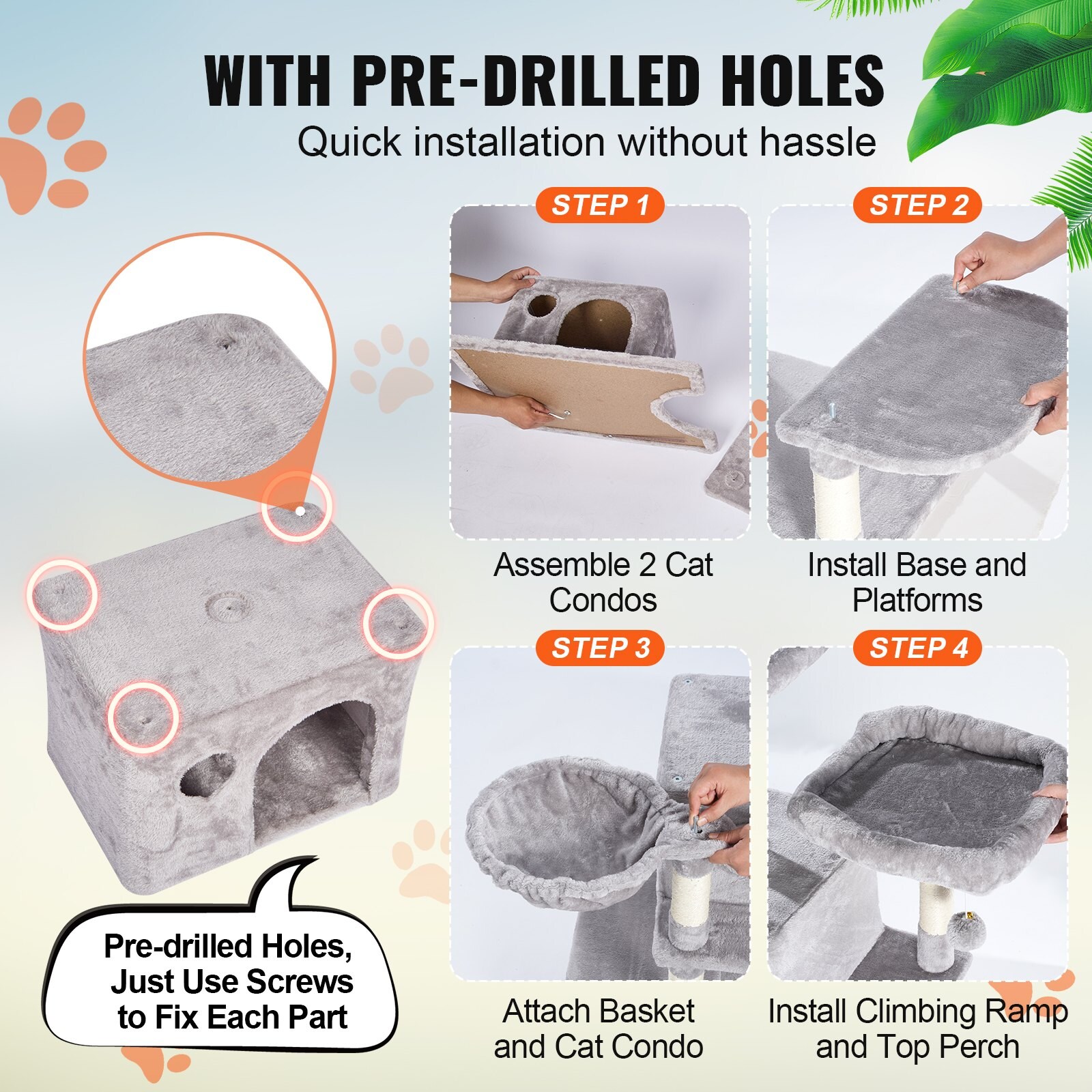 Mecale YAS-AZN7DS Cat-Trees - View #7