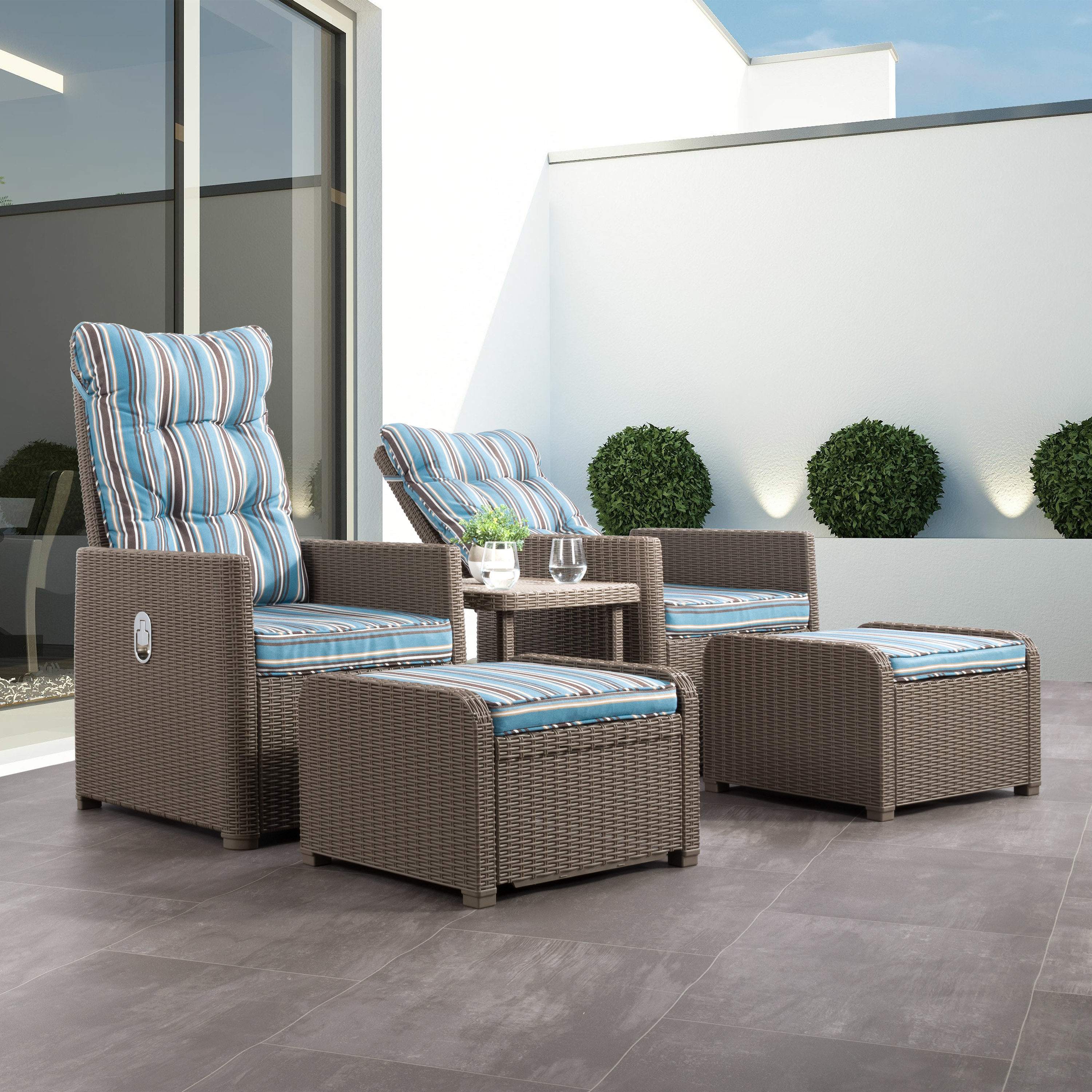 CorLiving PLF-301-R Patio-Conversation-Sets - View #6