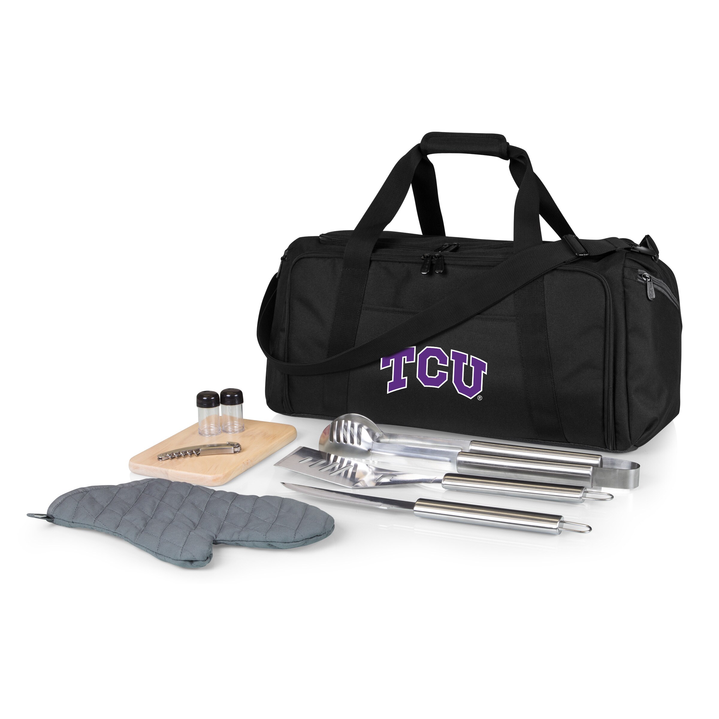 Picnic Time Stainless Steel 9-Piece Grilling Accessory Kit with Heat-Sealed Interior Liner and Multiple Storage Pockets 757-06-175-434-0 Sansujyuku sansujyuku.com