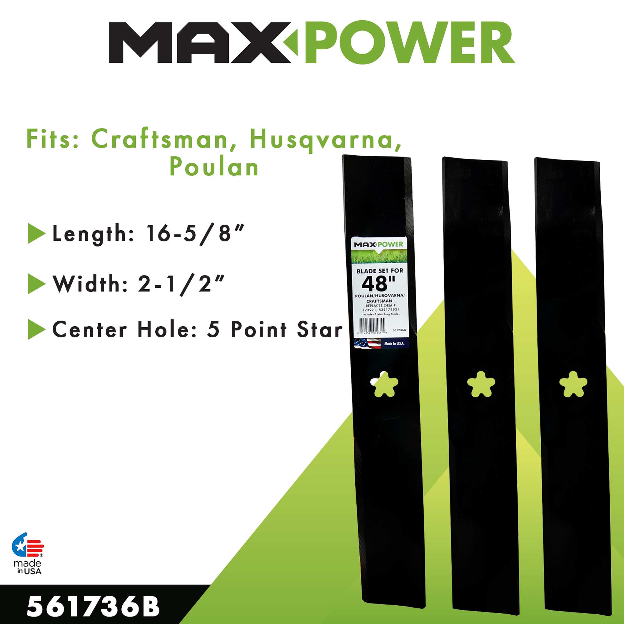 MaxPower 561736B Ope-Mower-Blades - View #5