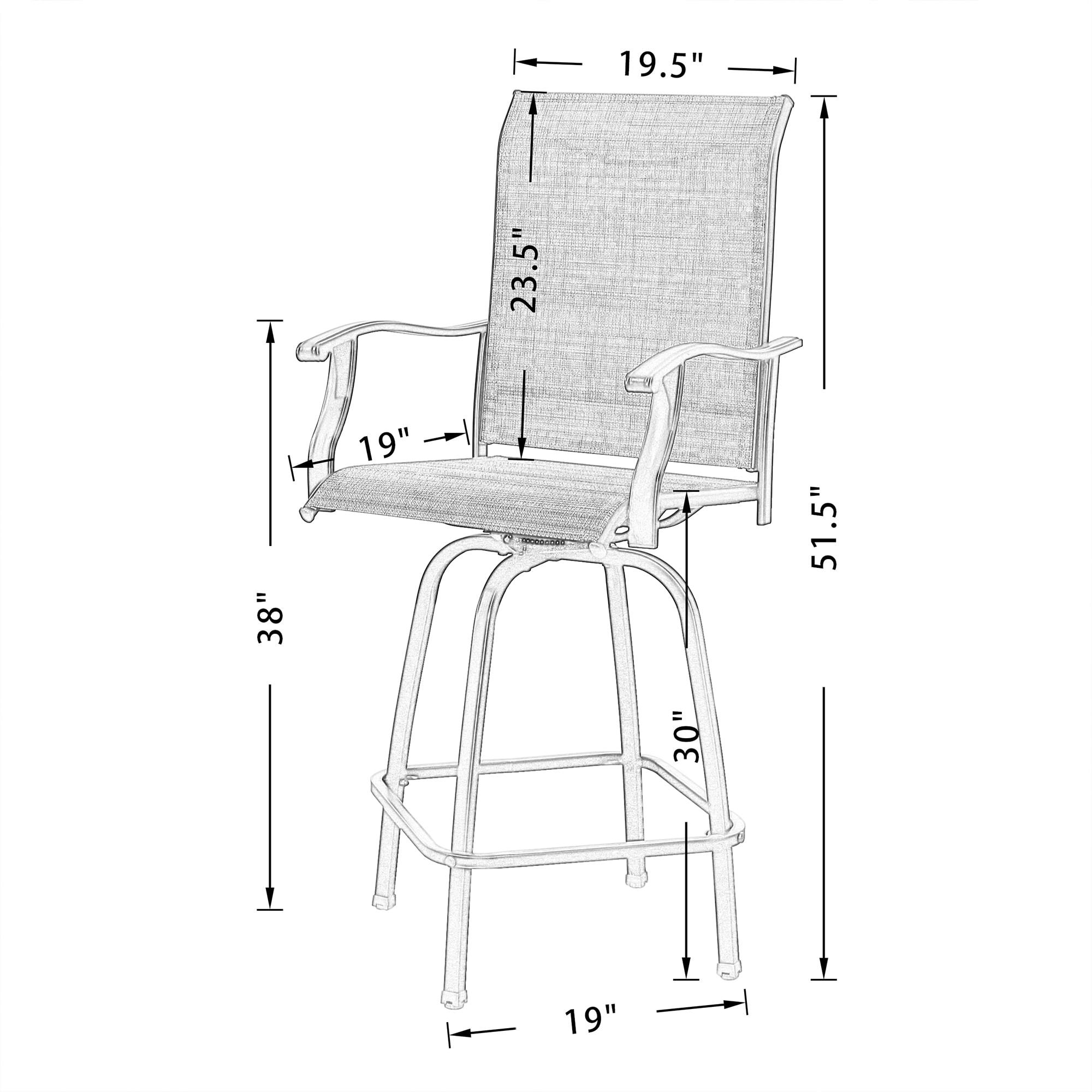 PEAK HOME FURNISHINGS 970223 stools - View #5