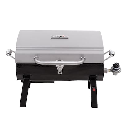 Erhvervelse Skyldfølelse sti Char-Broil 200-Sq in Stainless Portable Gas Grill in the Portable Grills  department at Lowes.com