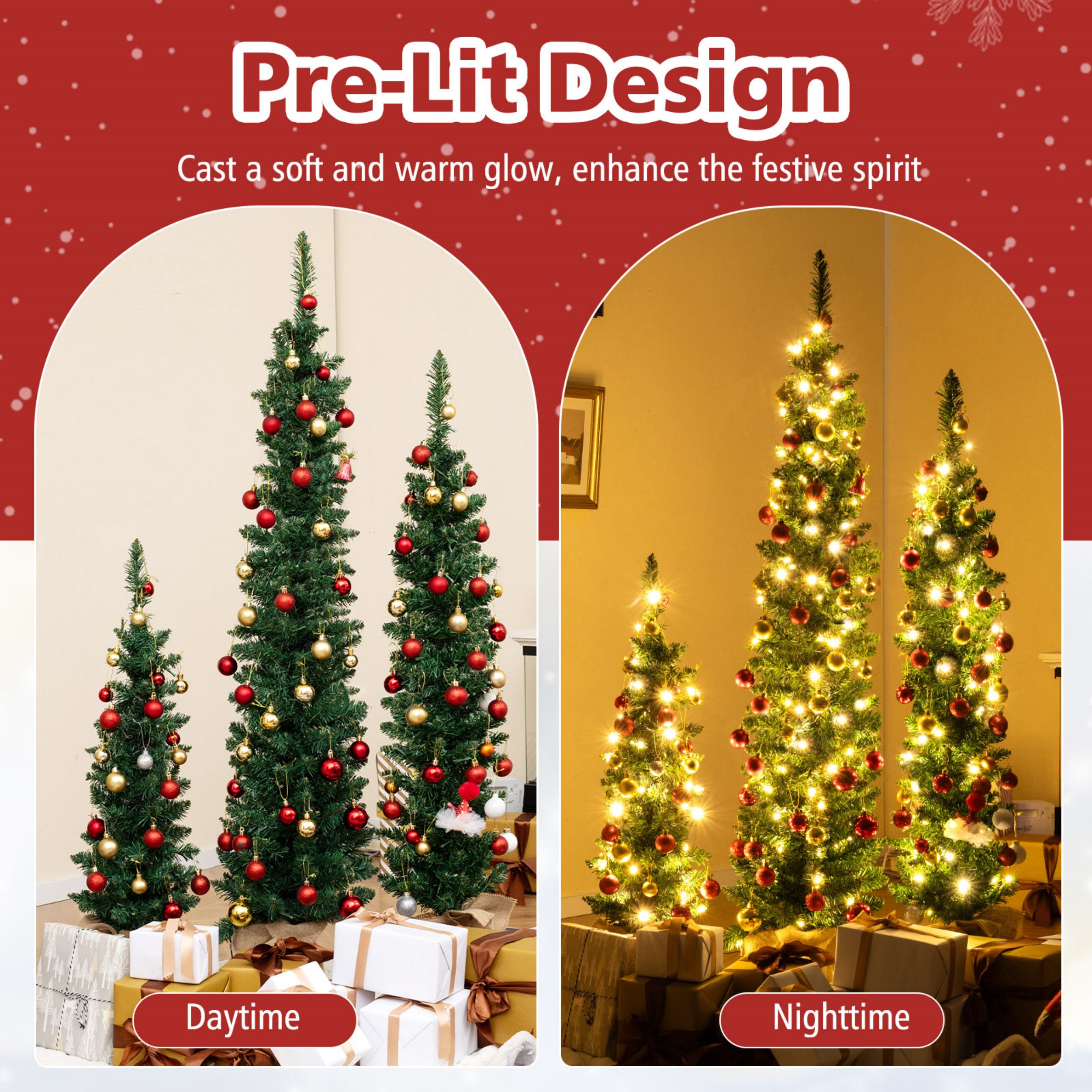LIVIZA HYZ25003US Artificial-Christmas-Trees - View #4