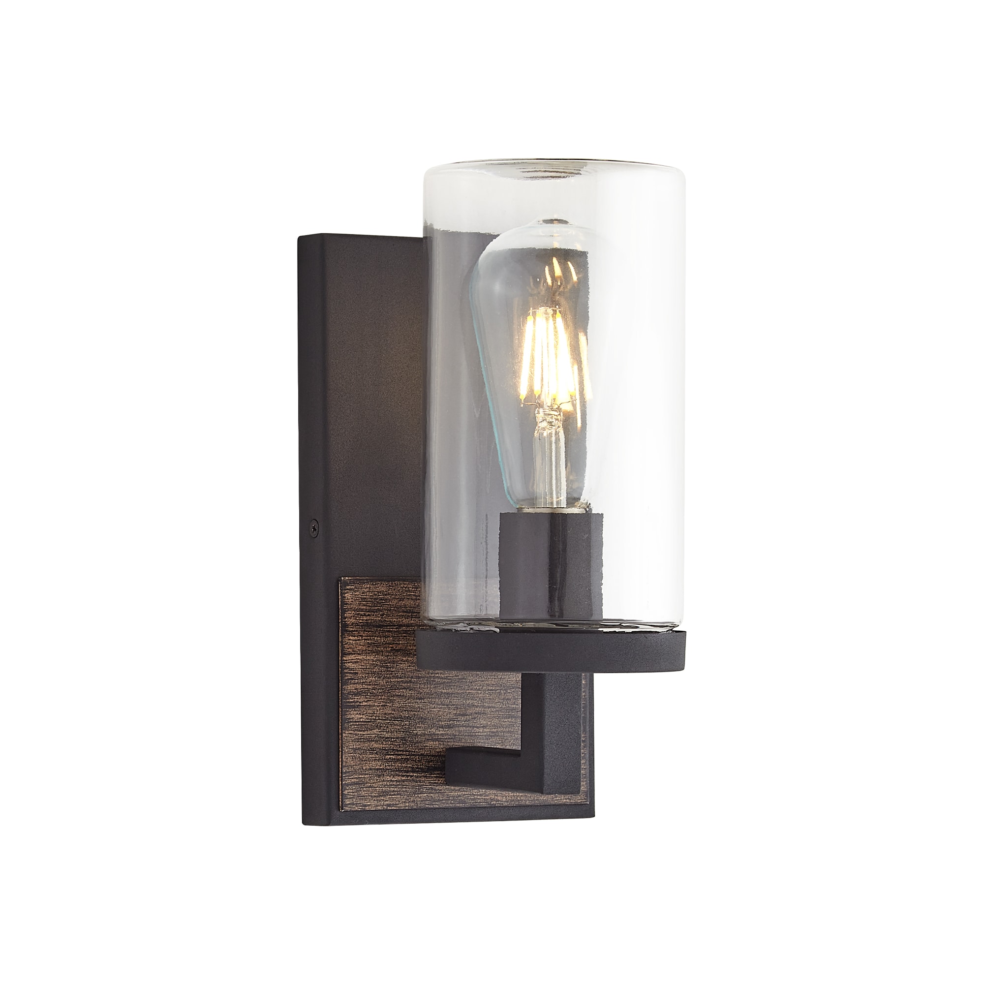 ACROMA 3431DWAZCL Bononia 5-in W 1 -Light Distressed Brown Wall Sconce