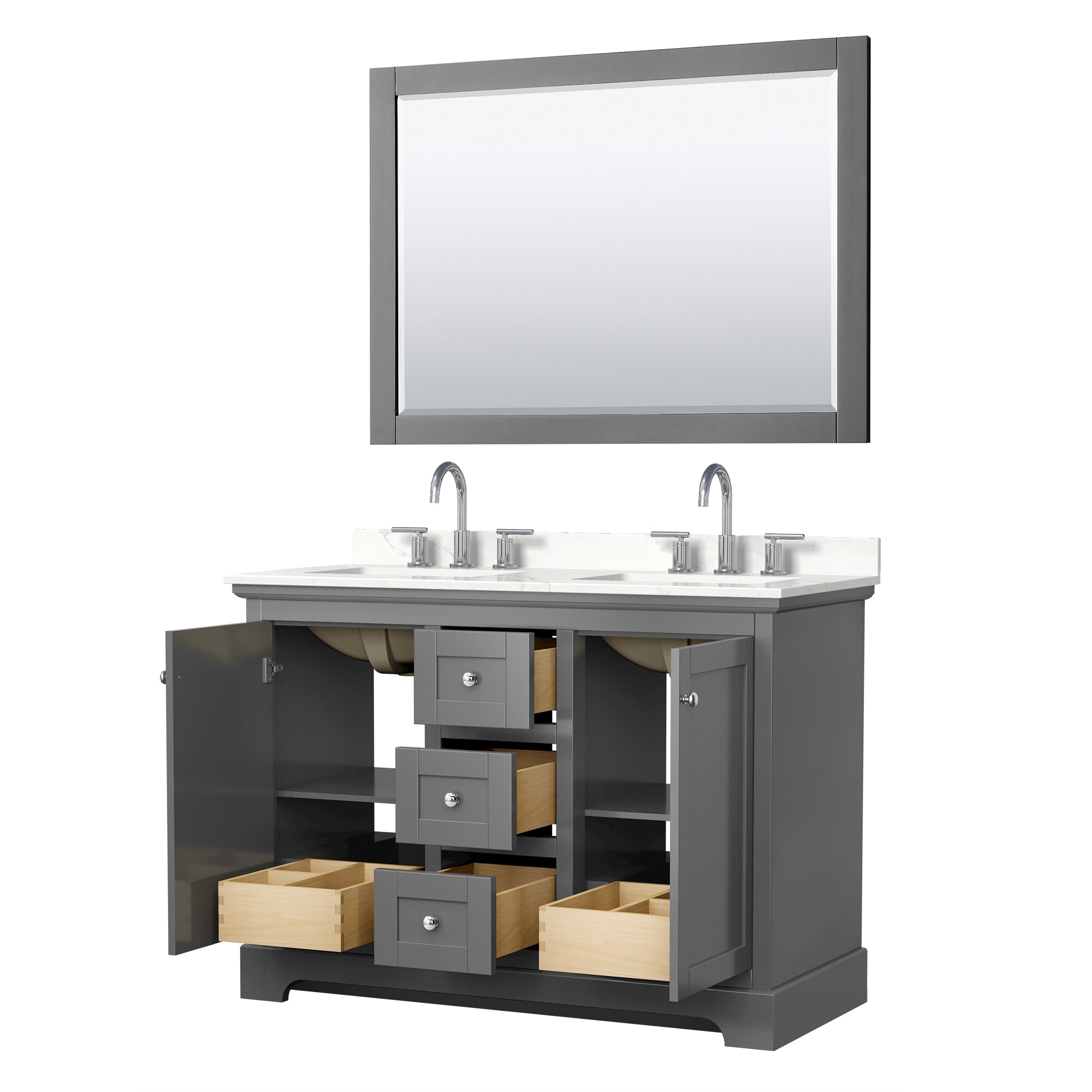 Wyndham Collection WCV232348DKGGTUS3M46 Bath-Vanity-Combo - View #3