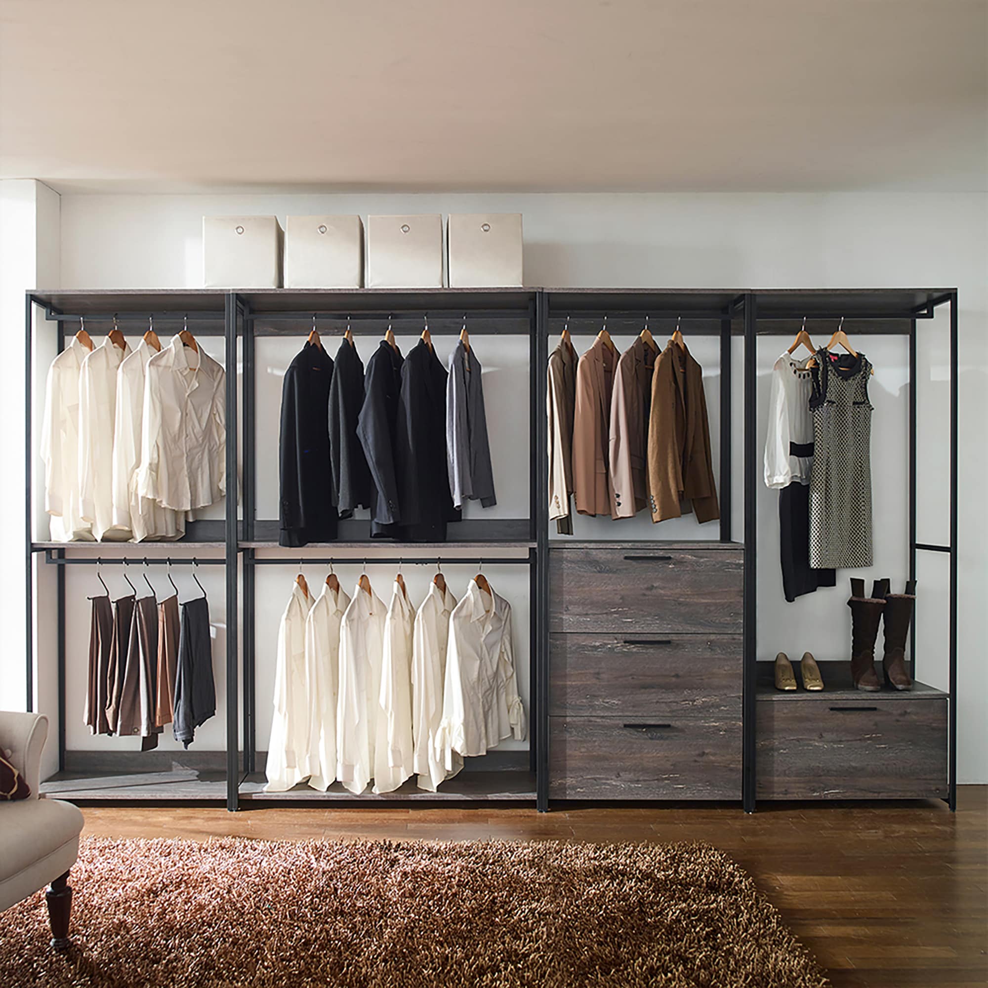 LOVMOR SF-R-B040S00022 Wood-Closet-Shelves - View #3