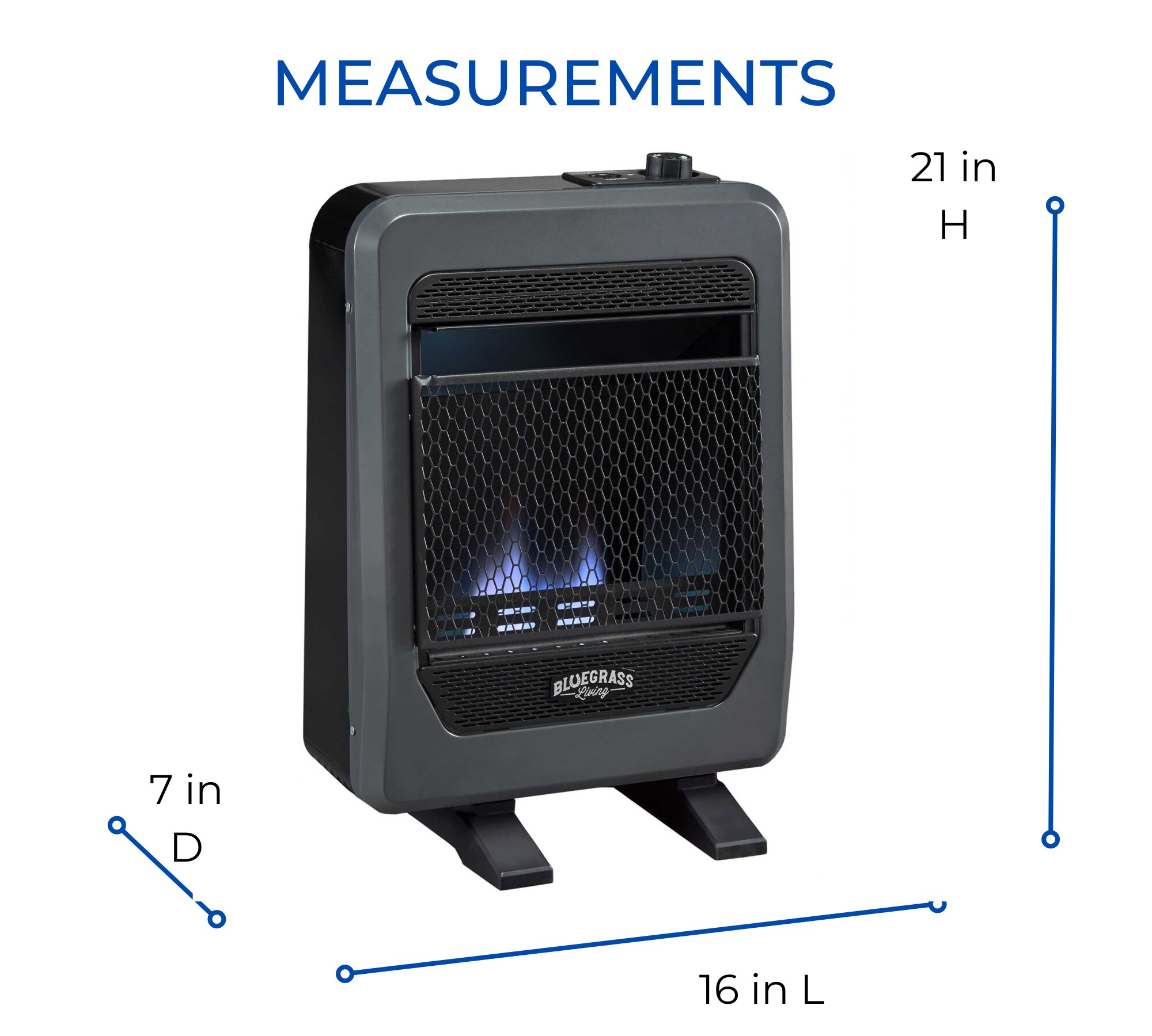 Bluegrass Living B10TPB-B Gas-Heaters - View #7