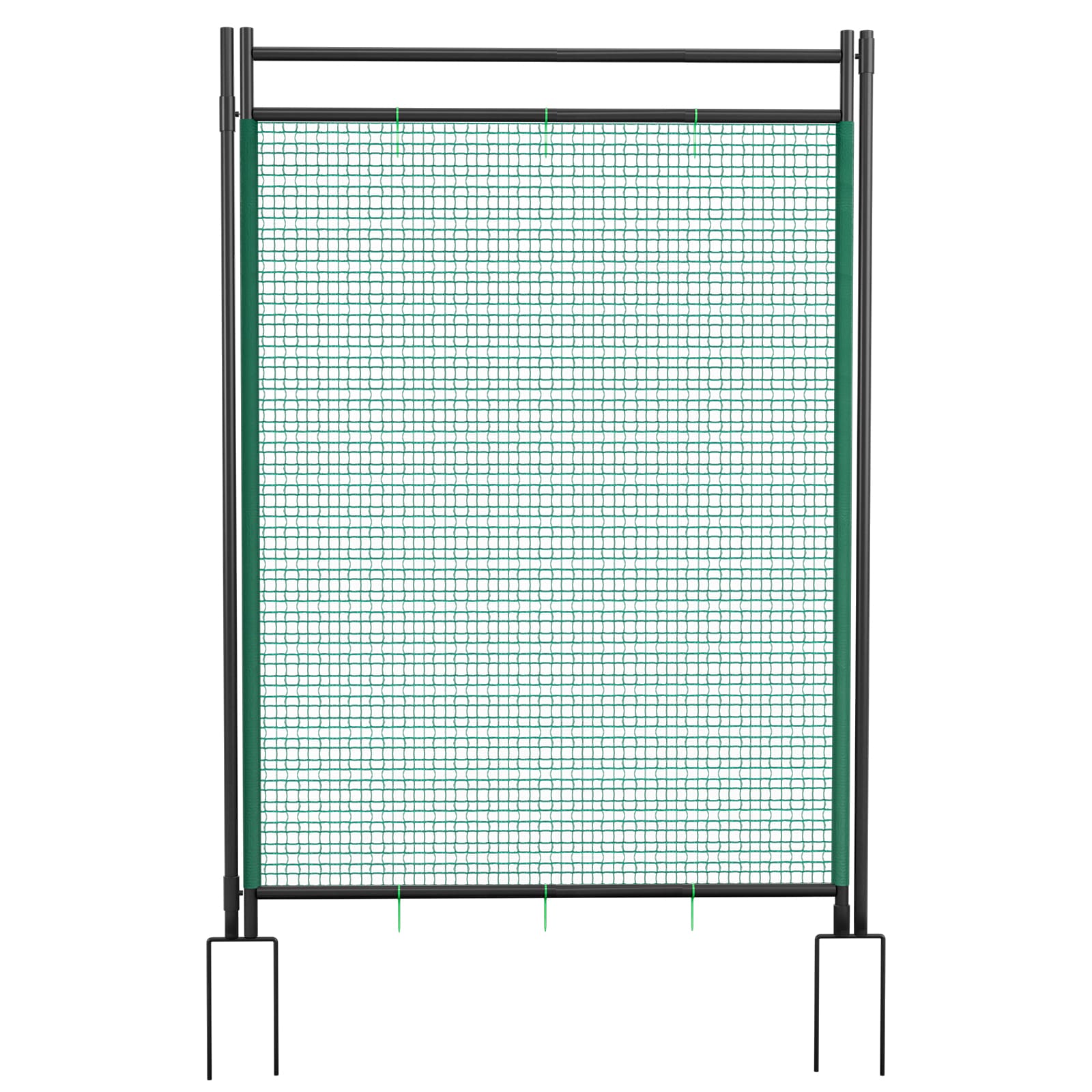 DOCRED  40 in High Temporary Fence Gate Mesh Fence Door Freely Open Close Outdoor Backyard Gate for Chicken Poultry Animal Protection
