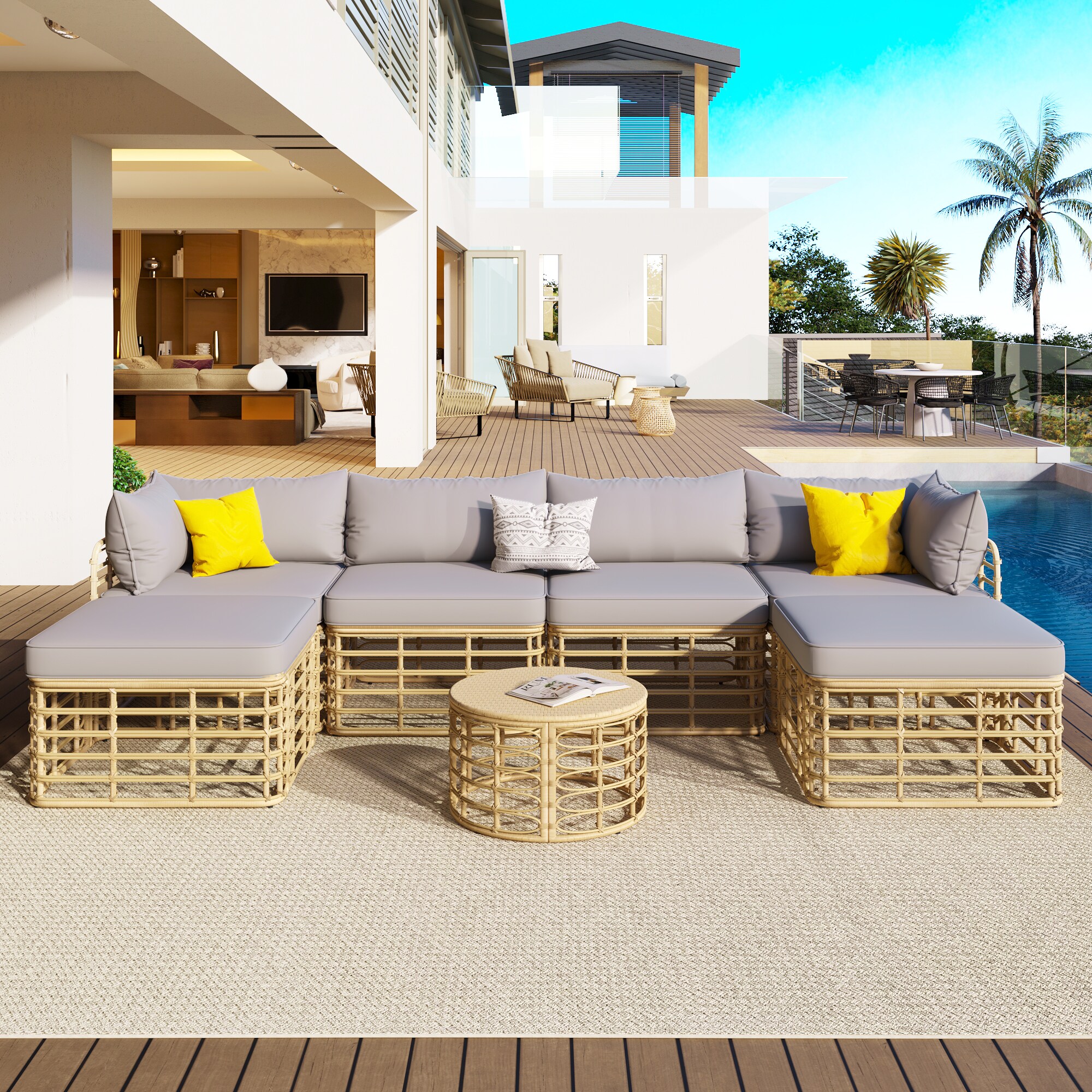 Nestfair HPGO1233E Patio-Sofas-Daybeds - View #2
