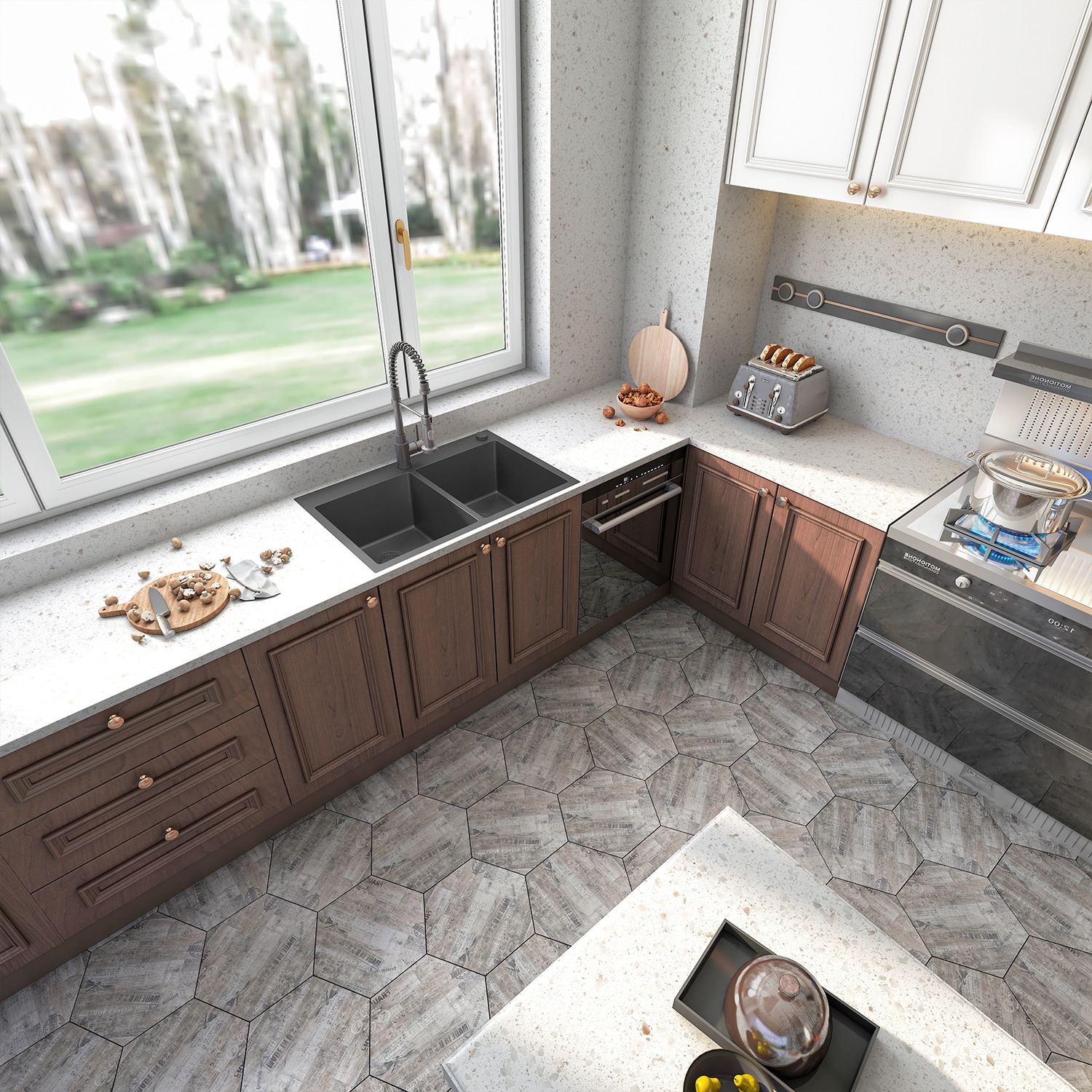 Sinber HT3322D-BR Kitchen-Sinks - View #5
