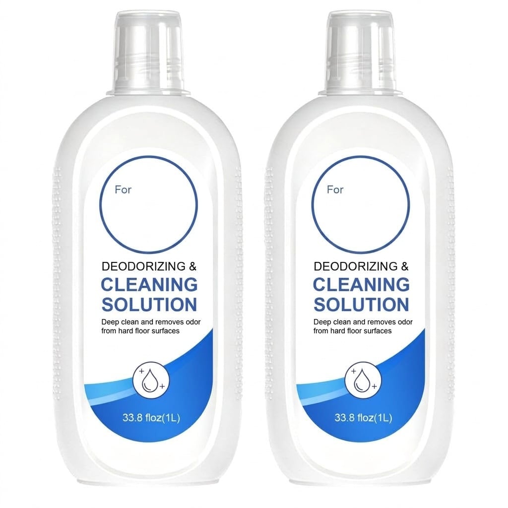 Afoxsos  Floor Cleaning Solution Low Foam Multi Surface Cleaner Streak Free Shine Pet Safe for Hardwood Tile Vinyl 33 8oz Bottle 2 Pack