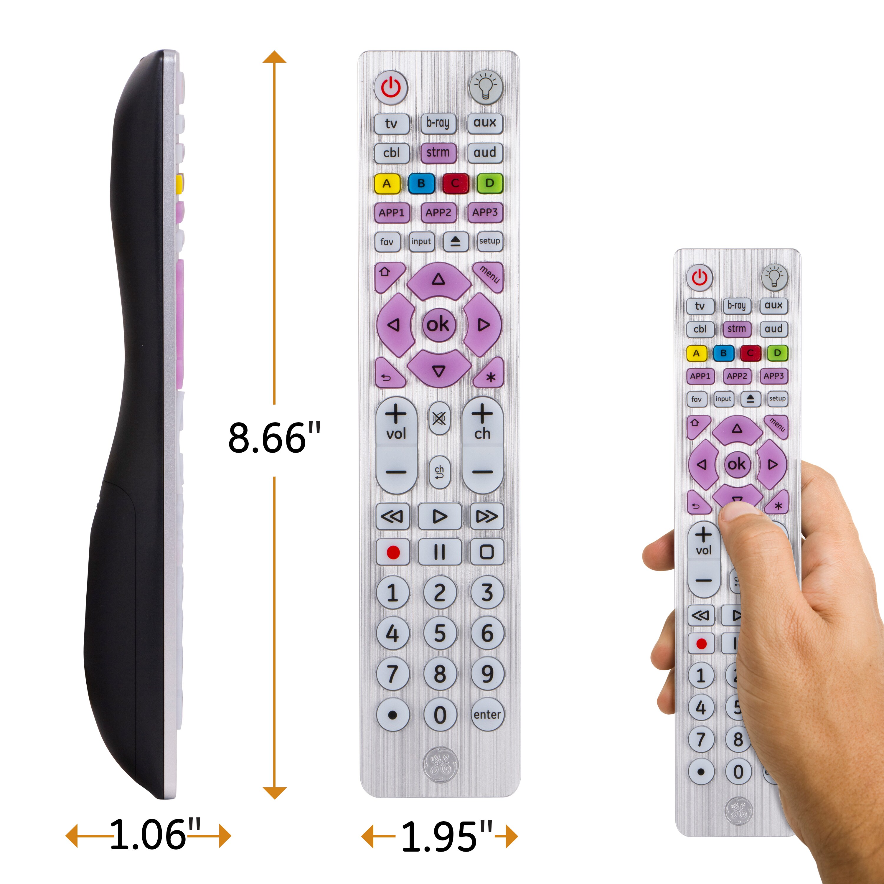 GE 37038 Multimedia-Remote-Controls - View #6