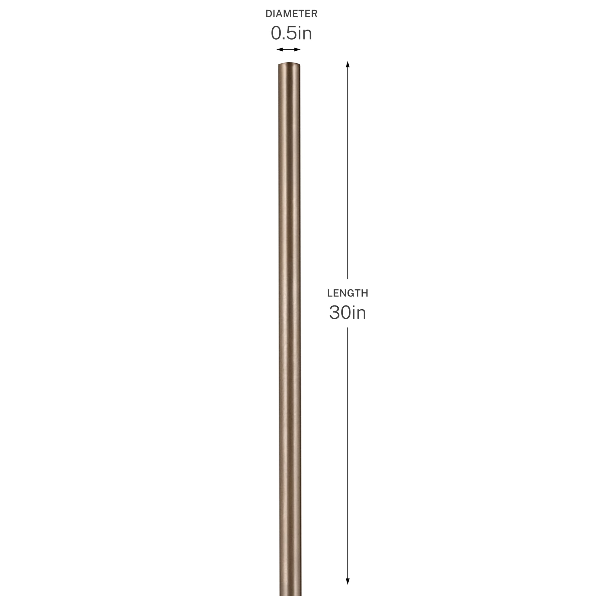 Kichler 3039LBZ Pendant-Light-Stem-Kits - View #2
