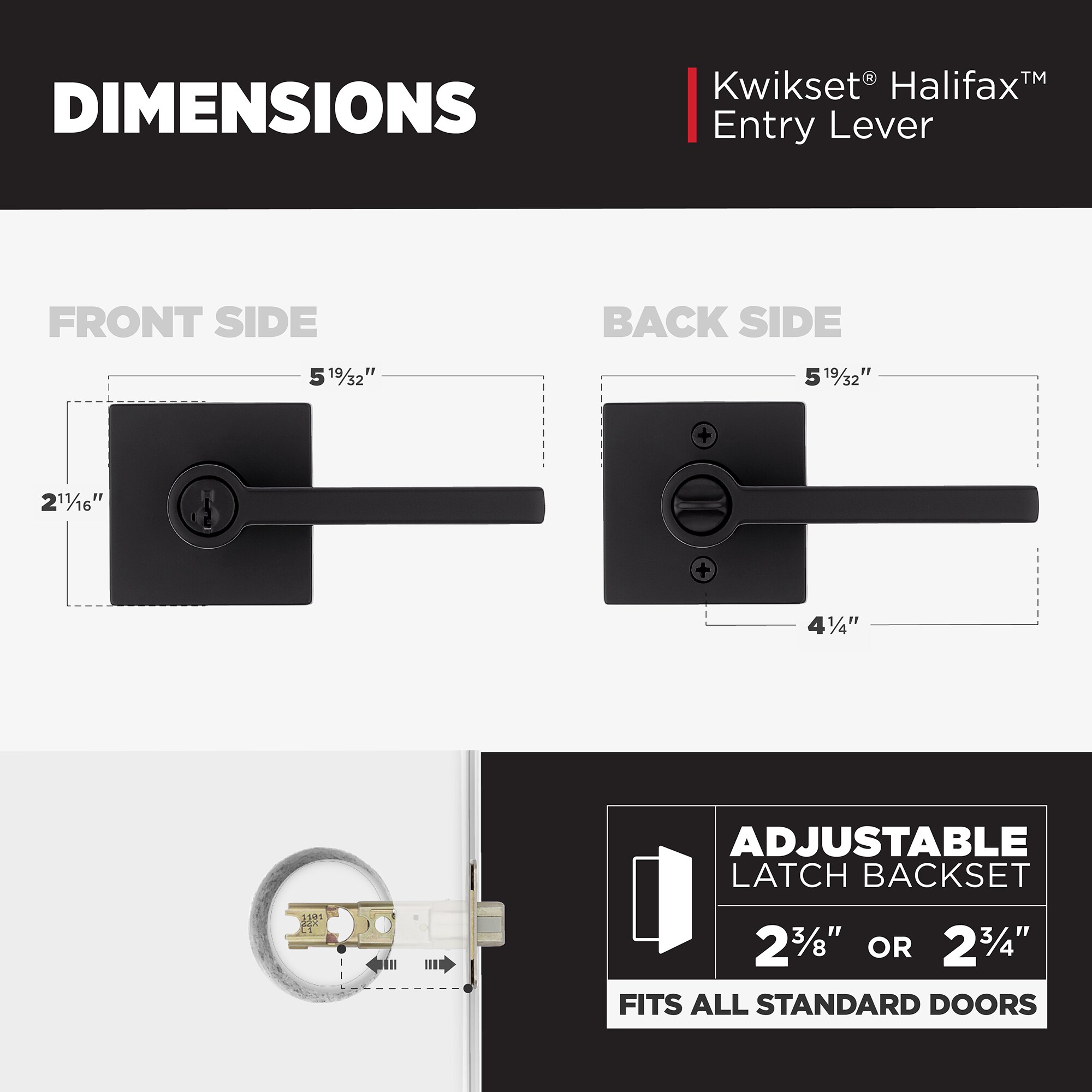 Kwikset Signature Series 740HFL SQT 514 SMT Door-Handles - View #8