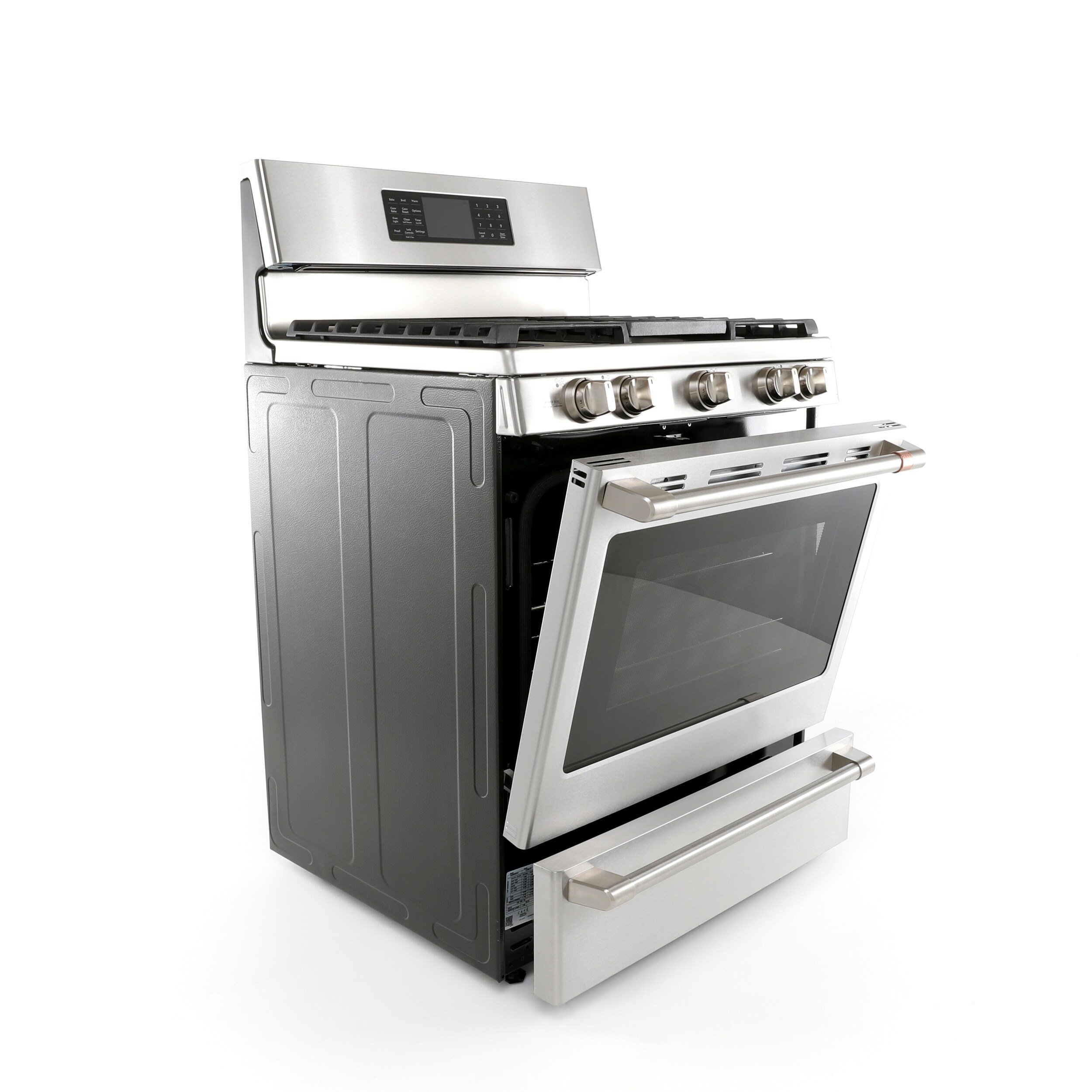 Cafe 30-in 5 Burners 5.6-cu ft Self-Cleaning Air Fry Convection 