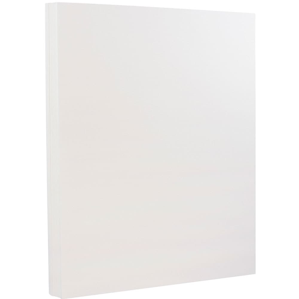 JAM Paper Strathmore Bright White Wove Cardstock Paper 130 lbs