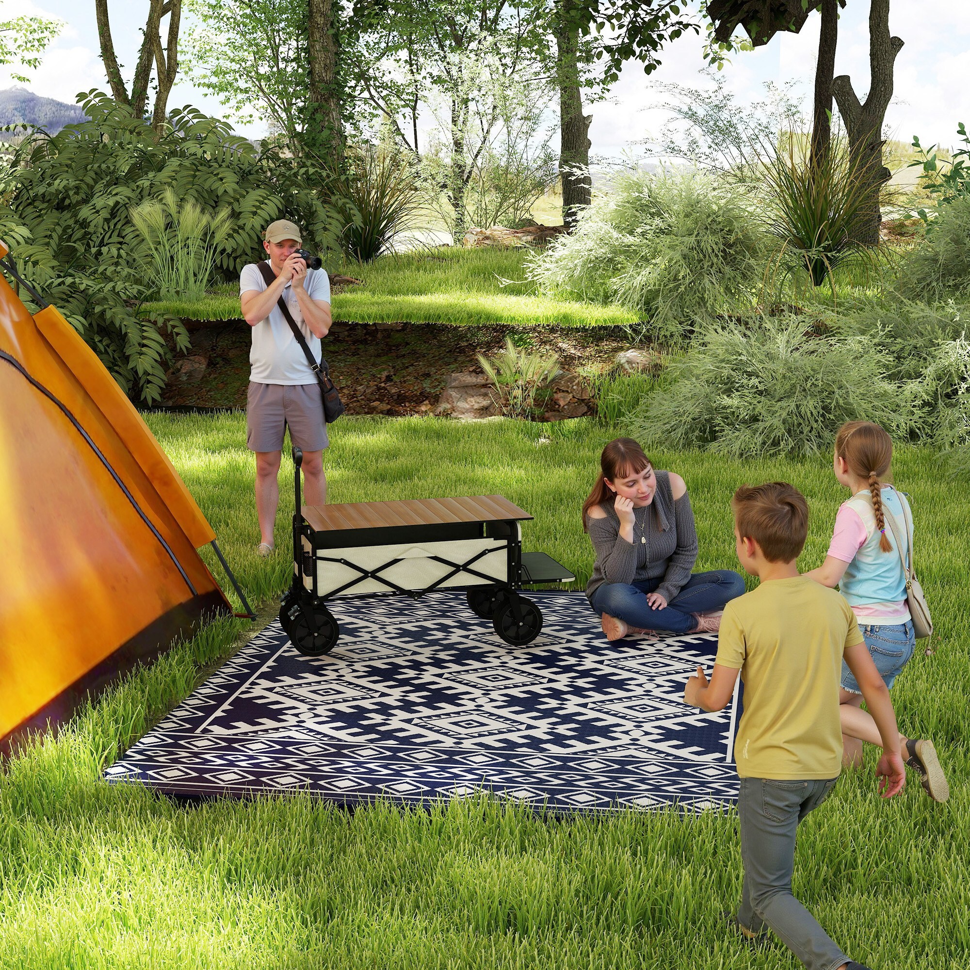 Outsunny 84J-065V00BU rugs - View #2